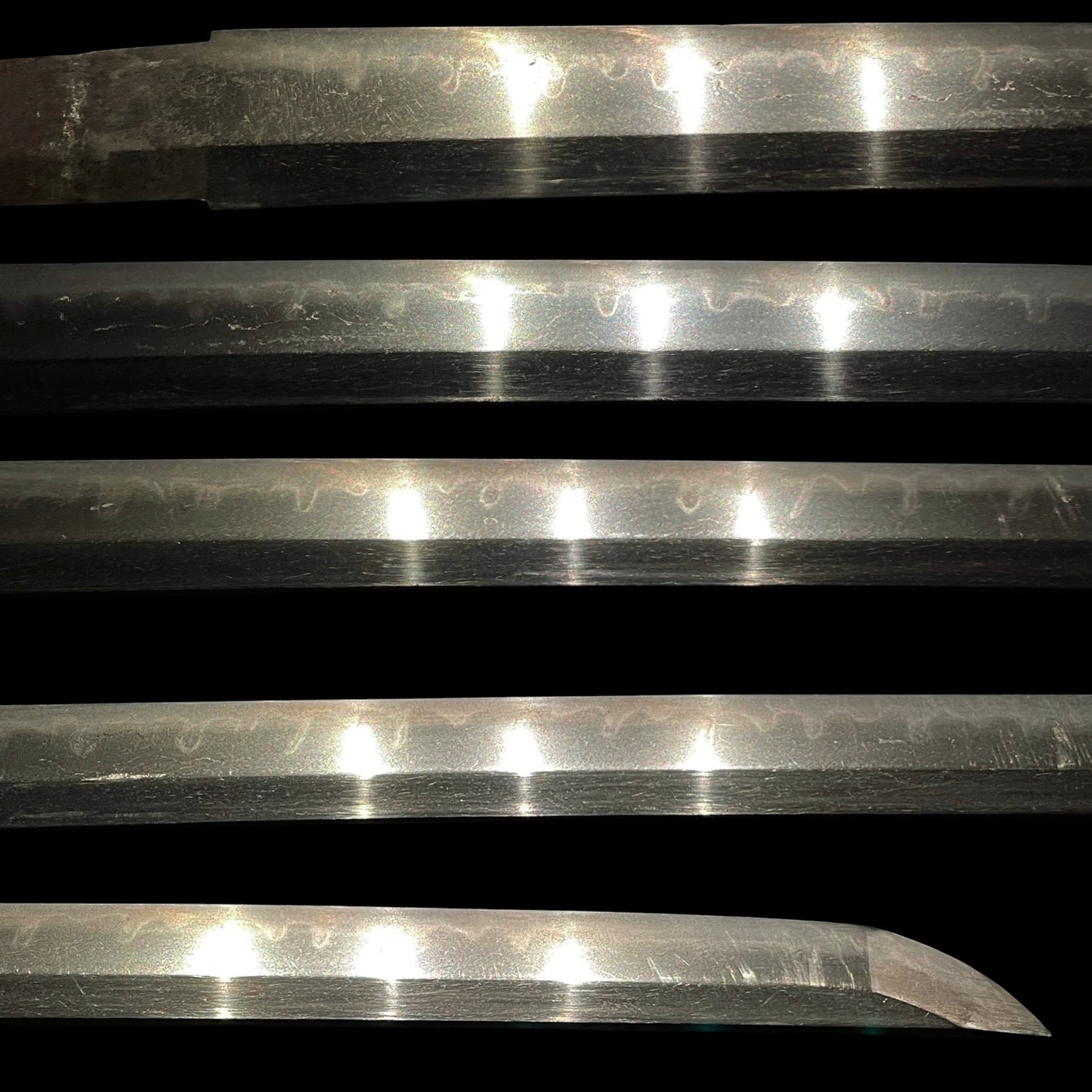 Gunomechoji-Hamon 互目丁子刃文 Long Wakizashi, Edo period mumei