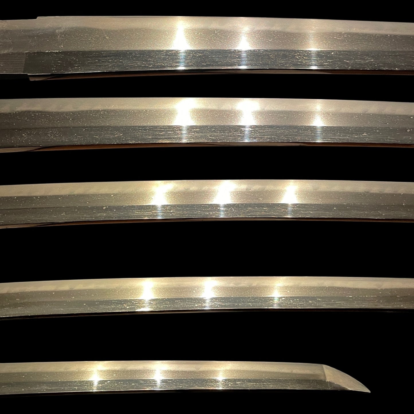 Shinto Jumyo 新刀寿命 KATANA, Nightingale and Plum Blossoms Fuchikashira, with Shirasaya