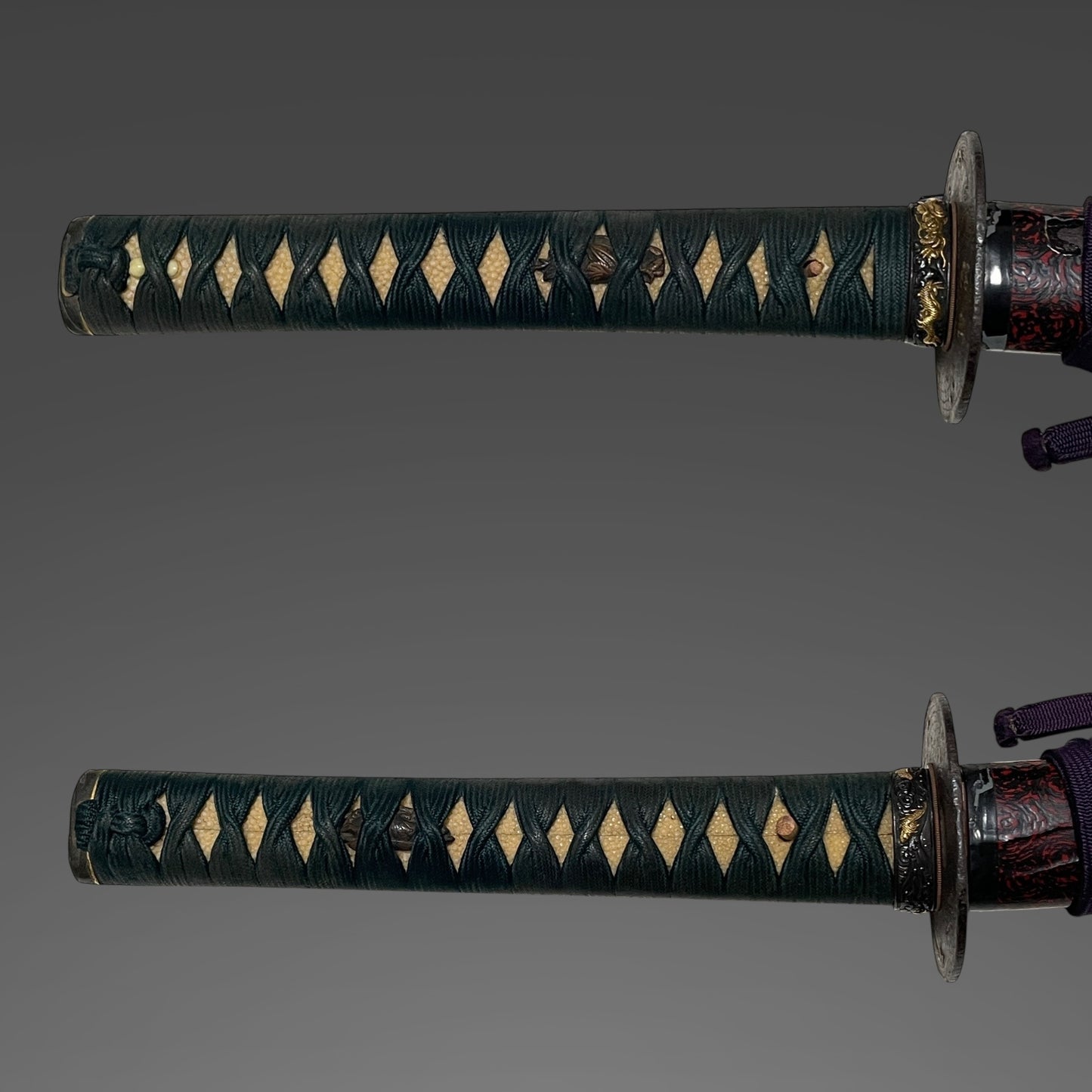 Kashu Kaneshige 加州兼重 Long and Heavy KATANA, Dragon Fuchikashira, Late Edo period