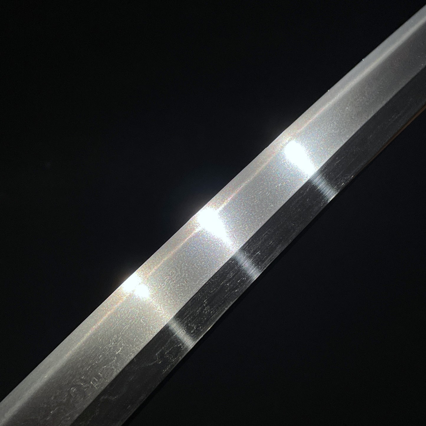 Wonderful Tsukamae Long KATANA, Wave and Rabbit Tsuba, Shishi Fuchikashira