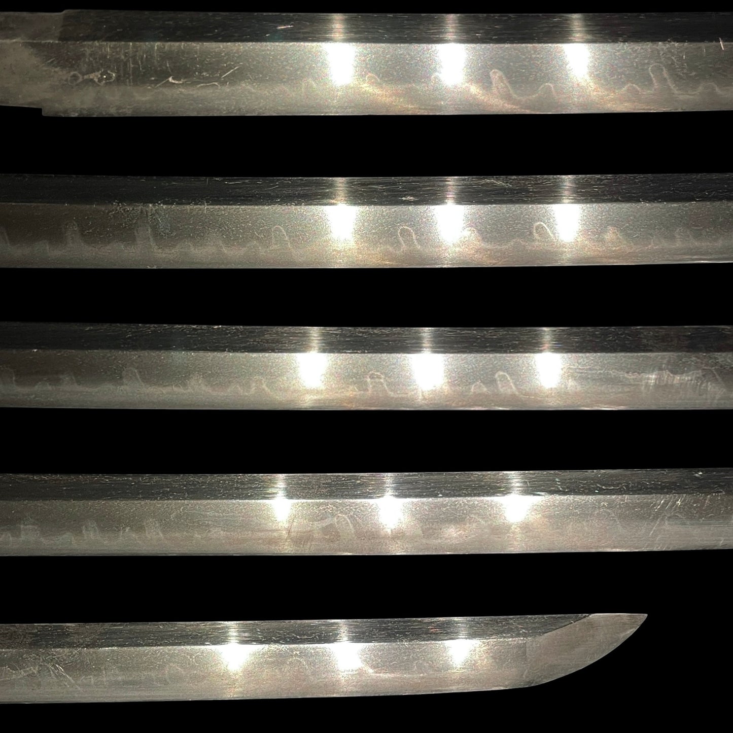 Gunomechoji-Hamon 互目丁子刃文 Long Wakizashi, Edo period mumei
