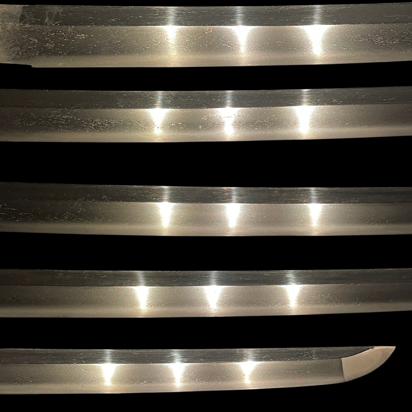 Sue-KOTO KATANA, Shakudo Fuchikashira 赤銅桐波図縁頭, Late Muromachi period mumei