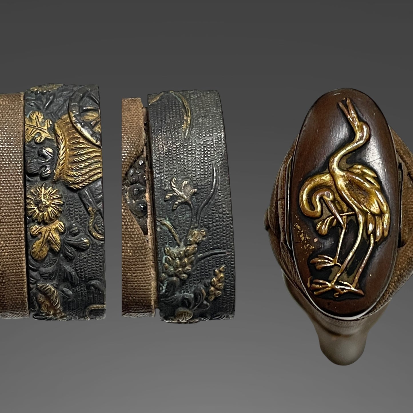 Gunomechoji-Hamon 互目丁子刃文 Long Wakizashi, Edo period mumei