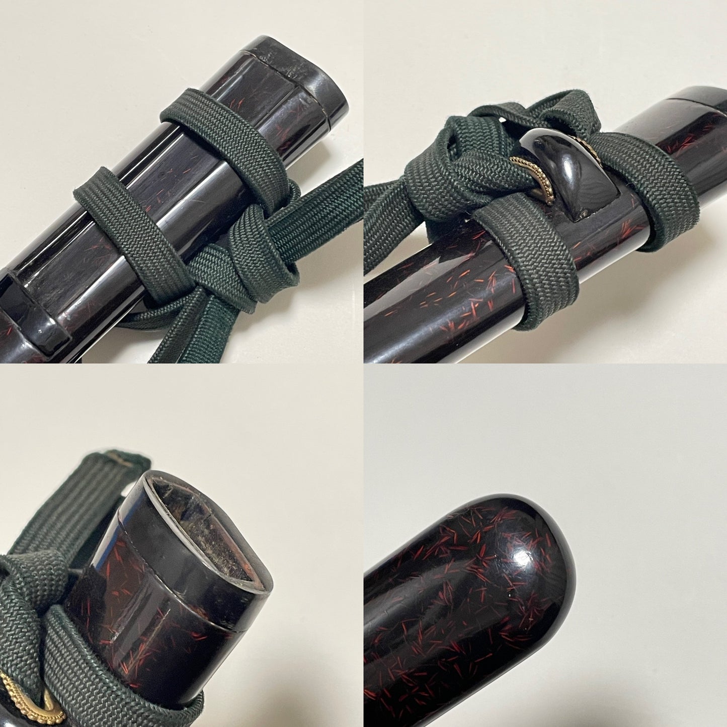 Kunimitsu 國光 signed TANTO, Dragon Kozuka, Shell Fuchi, Muromachi period