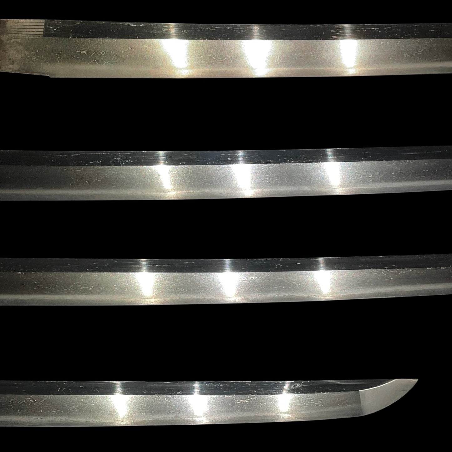 Long Wakizashi, ShibuichiFuchikashira 四分一縁頭, Edo period mumei