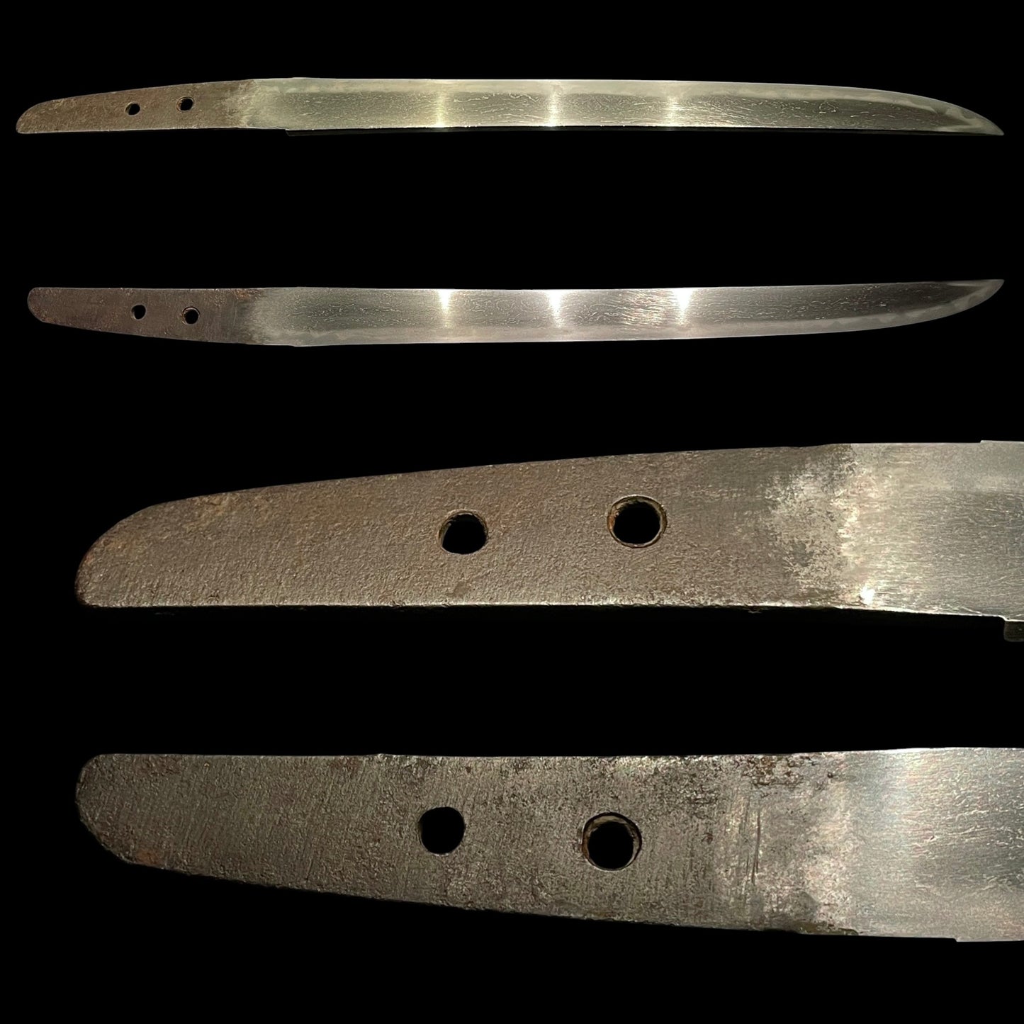 Byakudan-Nuri 白檀塗, Aikuchi Koshirae 合口拵, Tanbanokami Yoshimichi signed Kozuka and Warikogai