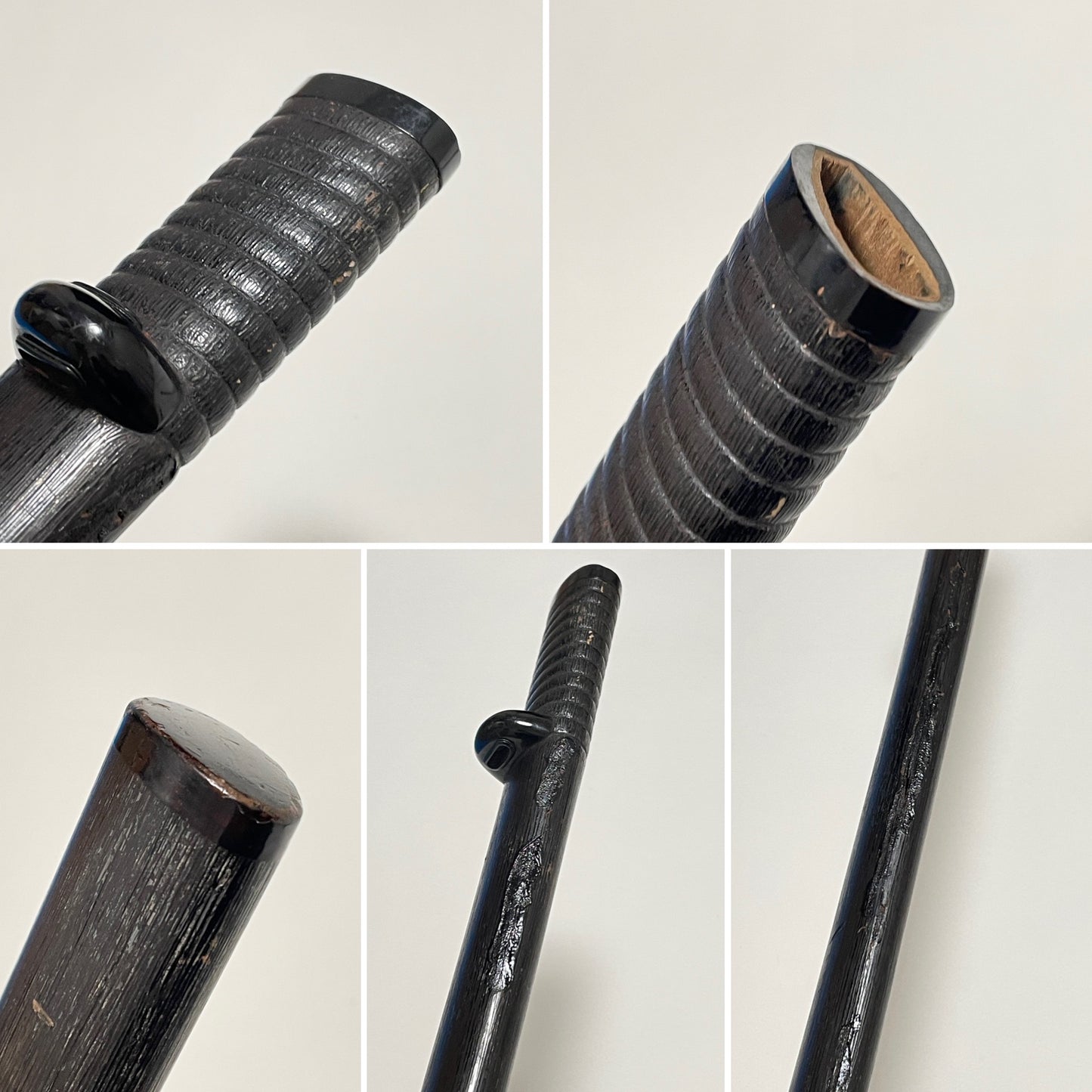 Sue-KOTO KATANA, Shakudo Fuchikashira 赤銅桐波図縁頭, Late Muromachi period mumei