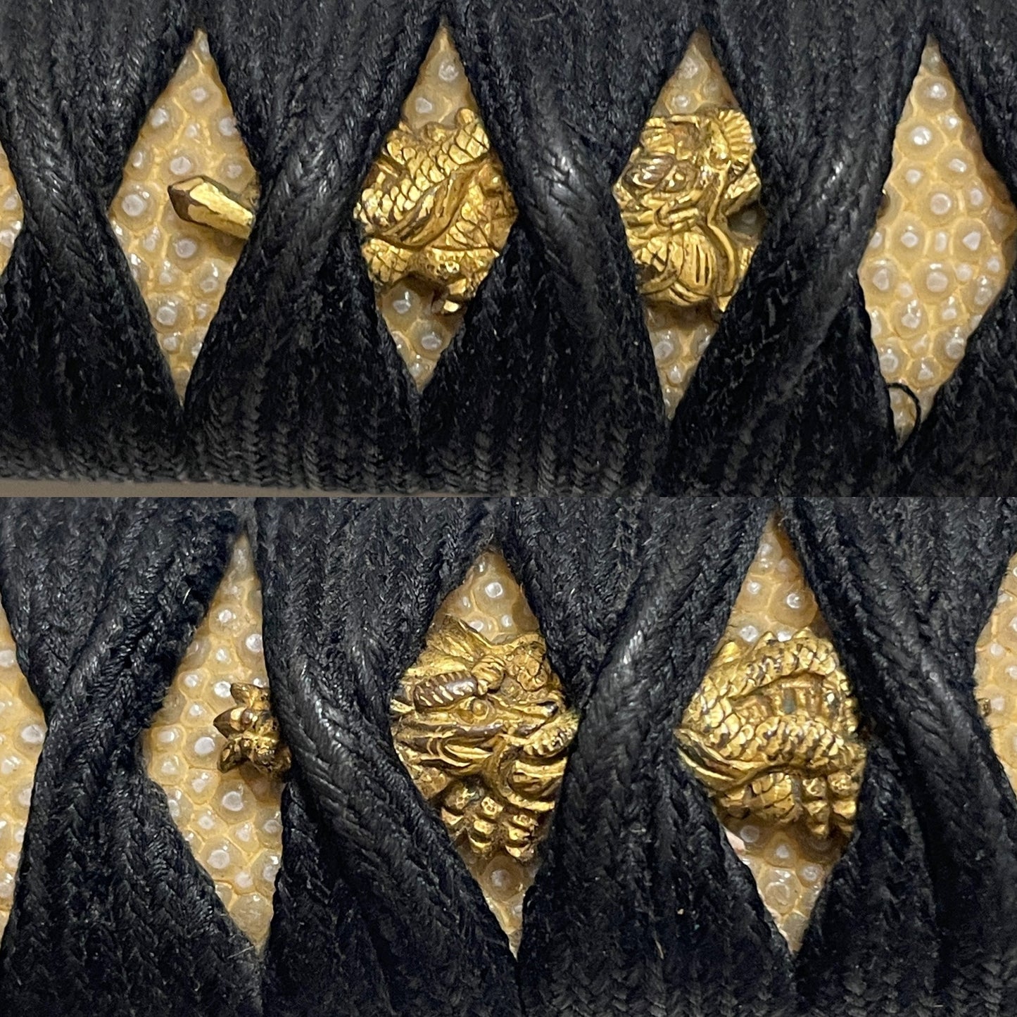 Ichiryu Tomoyoshi 一柳友善 signed Fuchi, Handachi-Koshirae 半太刀拵 Wakizashi, Edo period mumei