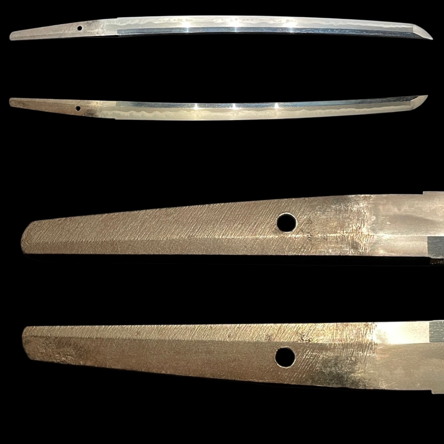 Amazing Hamon, Dragon Fittings Wakizashi, Takada Muneyuki 高田統行, Early Edo period