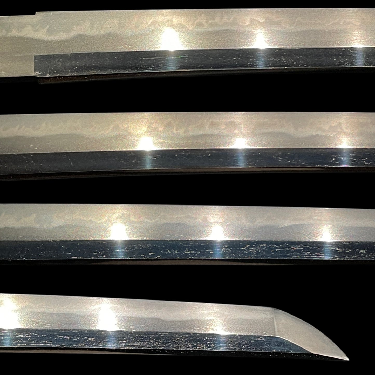 Amazing Hamon, Dragon Fittings Wakizashi, Takada Muneyuki 高田統行, Early Edo period