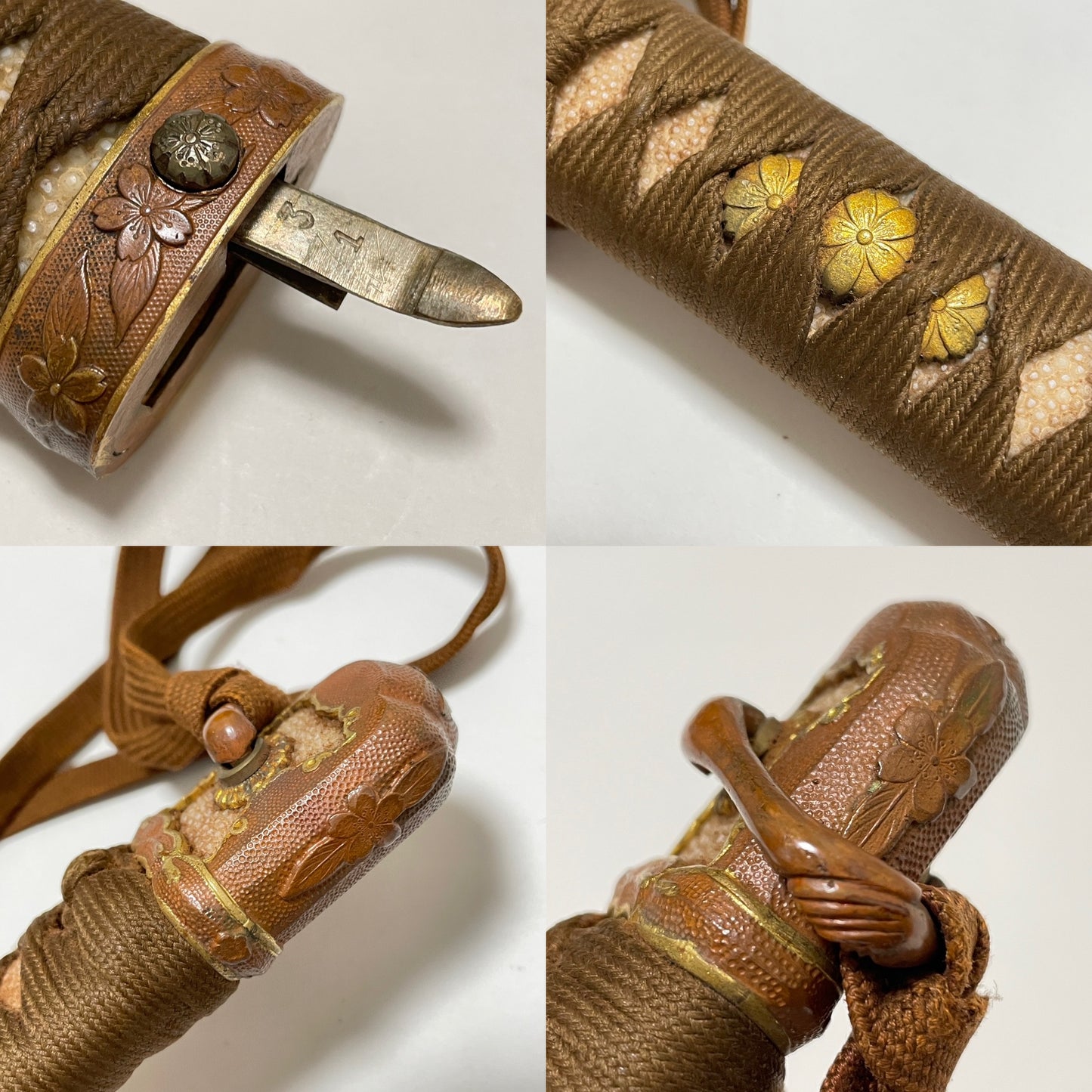 Rare Type98 Short GUNTO,  Noshuseki Kanesuke signed, with Tassel and Tsuka cover