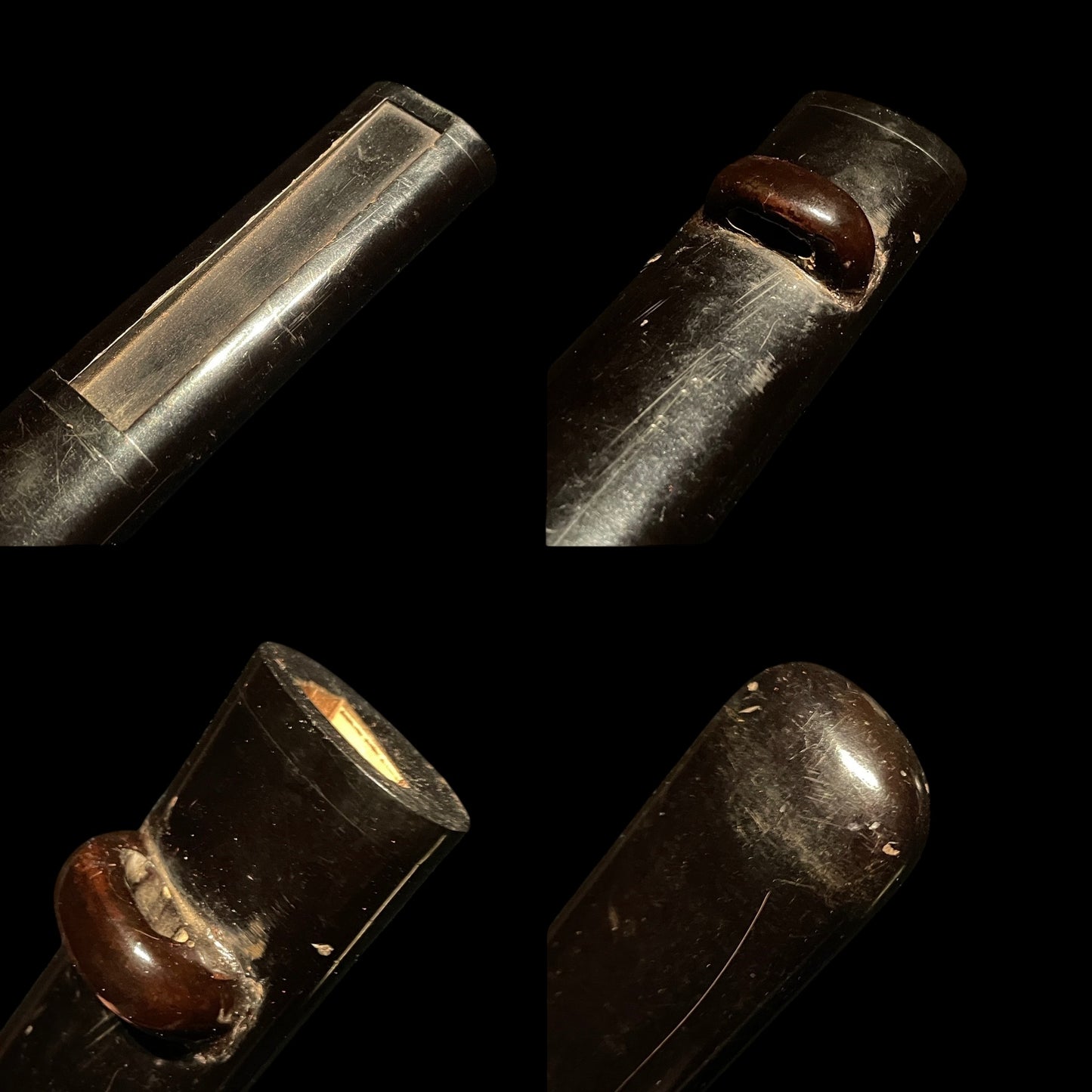 Aikuchi TANTO, Sadamune 貞宗 signed, Masamehada 柾目肌, Muromachi period