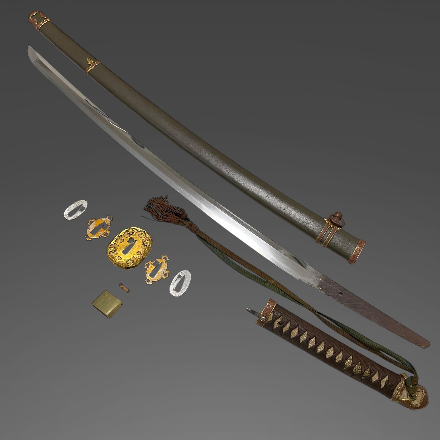 Type98 GUNTO 九十八式軍刀, Imperial Japanese Army Sword, WW2 Original, Officer Tassel