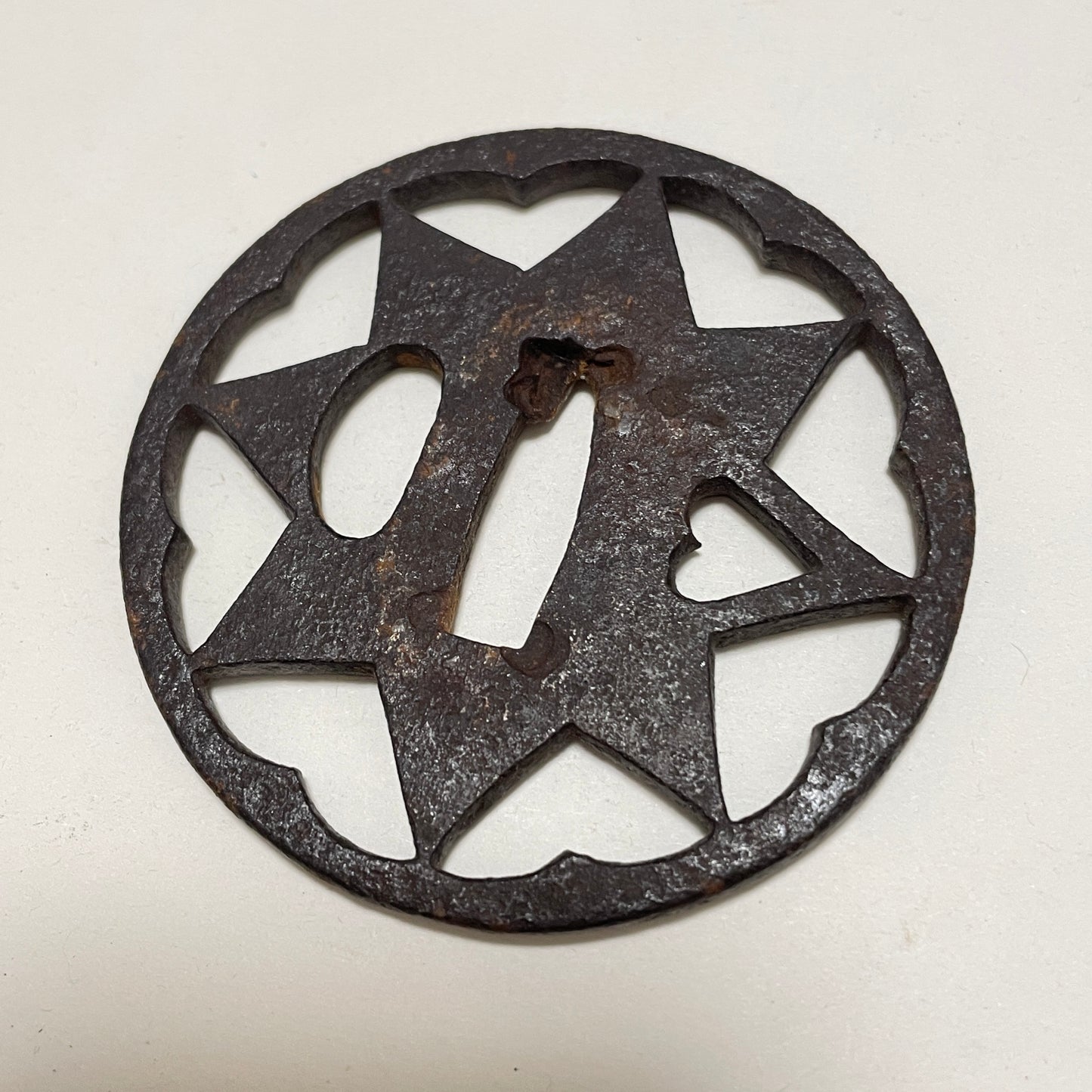 Long Wakizashi, ShibuichiFuchikashira 四分一縁頭, Edo period mumei