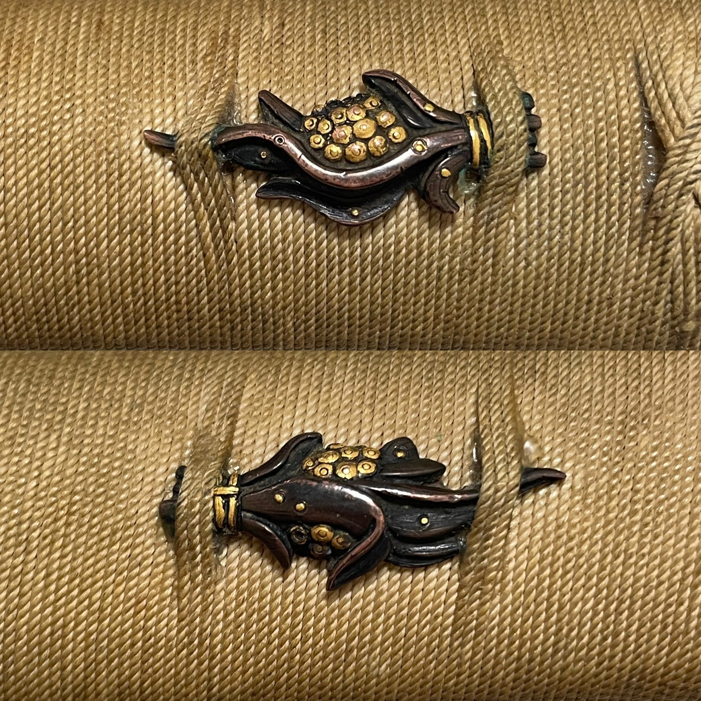 Kiyonori 清則 signed, Kanmuriotoshi 冠落 TANTO, with Kozuka Kogai,  NBTHK Certificate