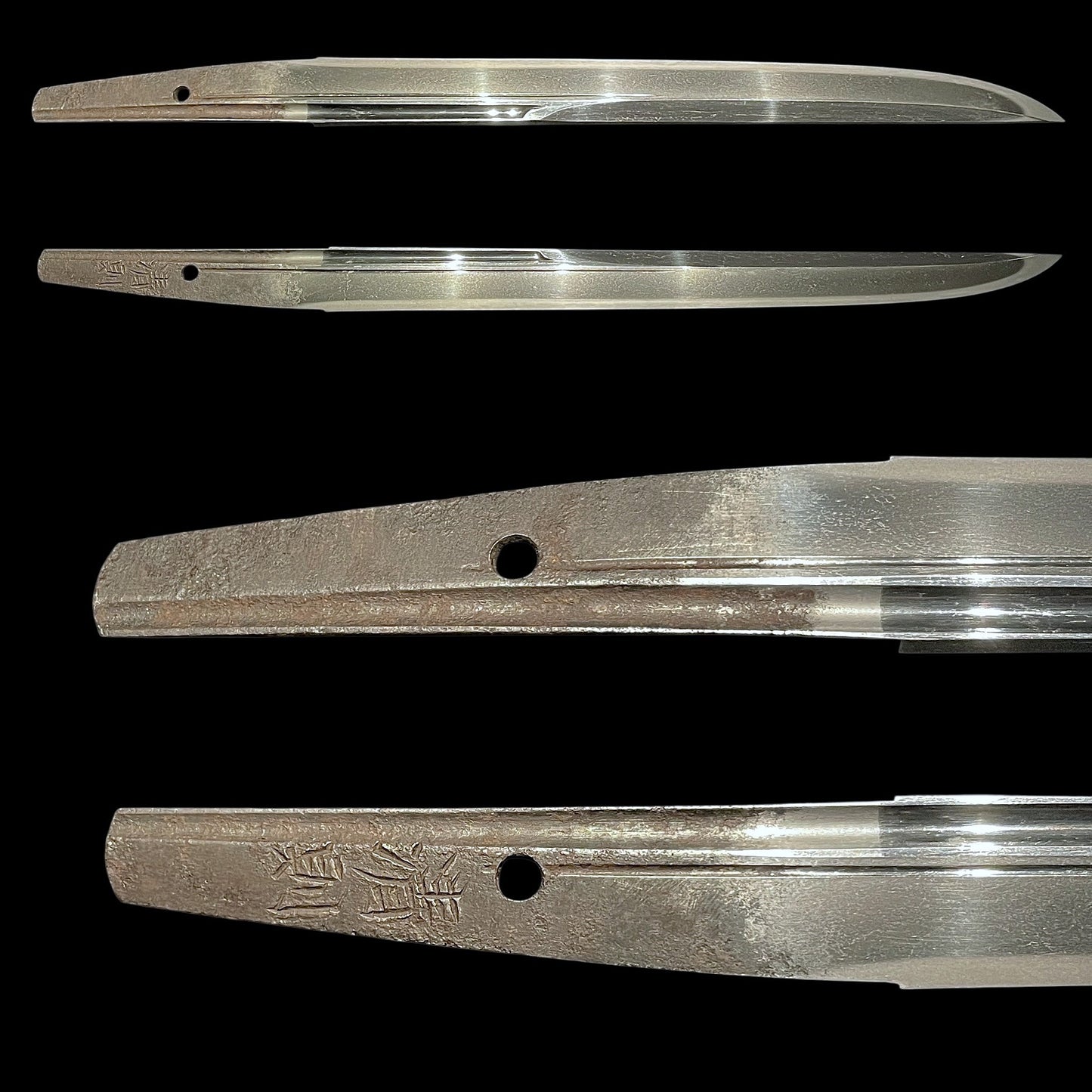 Kiyonori 清則 signed, Kanmuriotoshi 冠落 TANTO, with Kozuka Kogai,  NBTHK Certificate