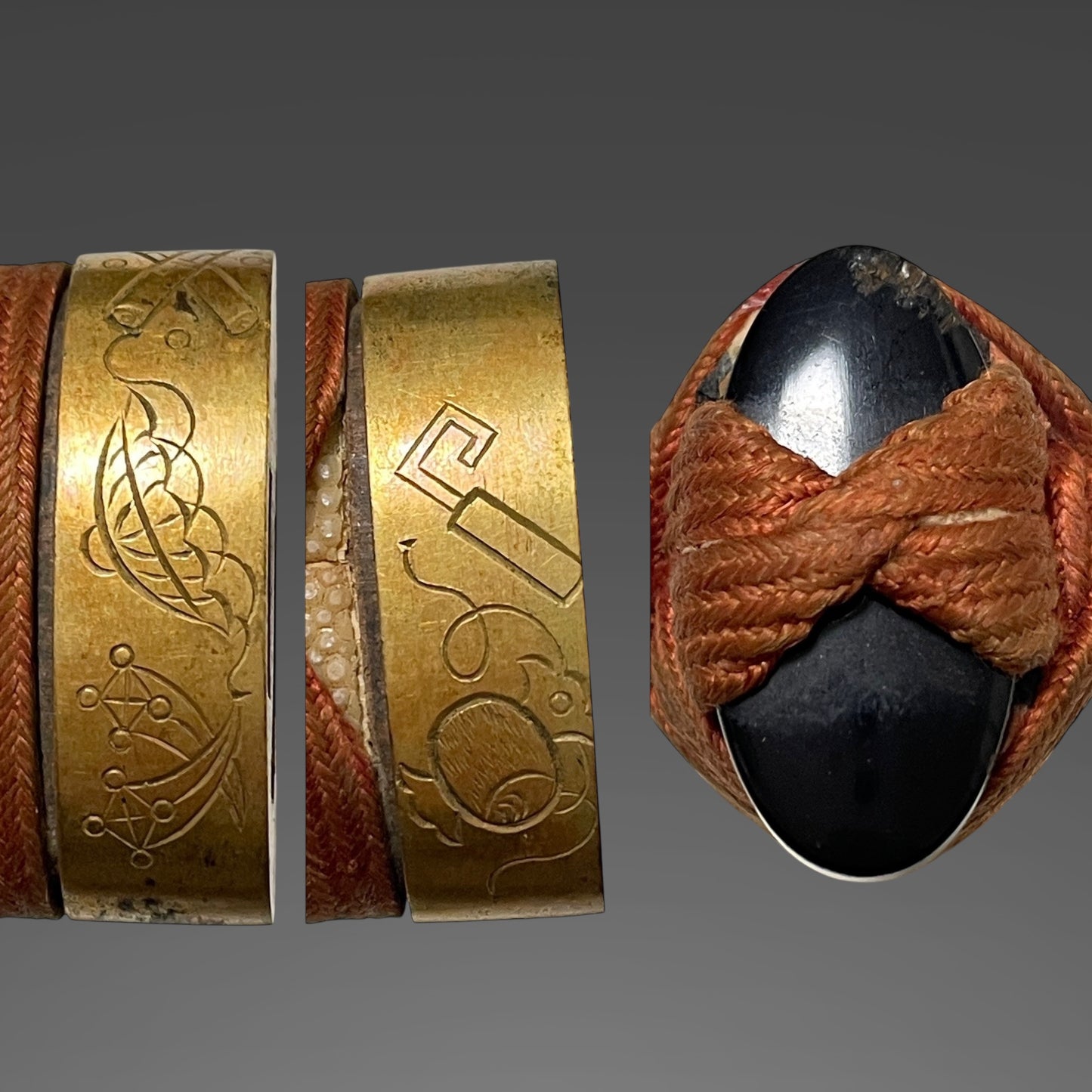 Kiyohide 清秀 signed TANTO with Kozuka, Iwaizashi 祝差, Edo period