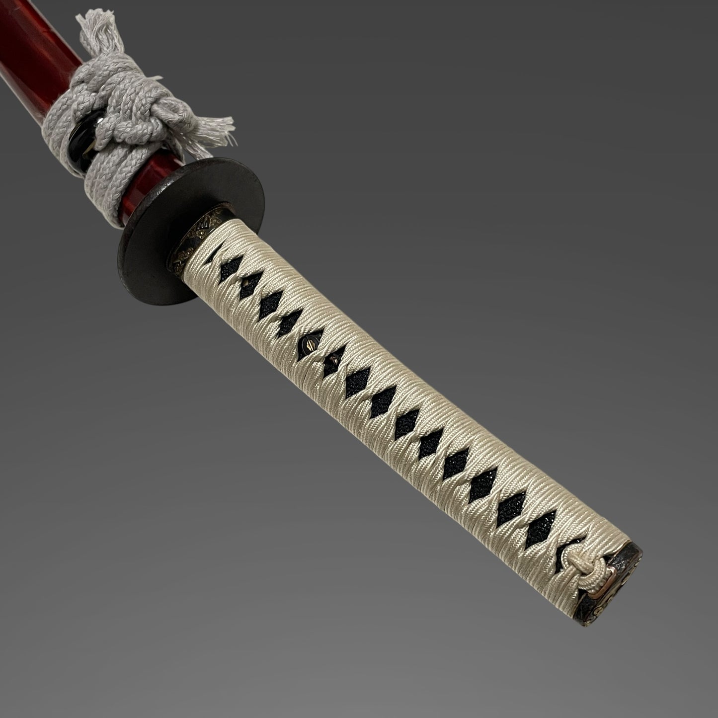 Bishuosafune Norimitsu 備州長船則光 signed Red KATANA, with Shirasaya, Muromachi period