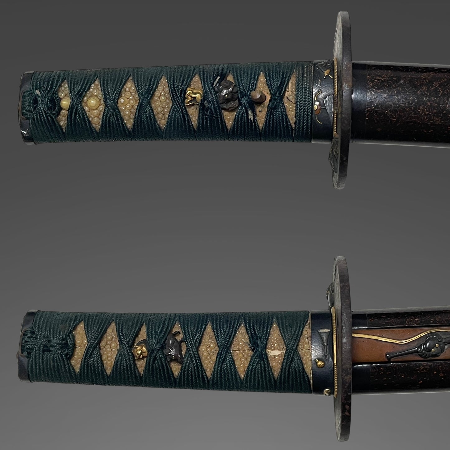 High-grade Fittings Kanemoto 兼元 signed Wakizashi,, Edo period