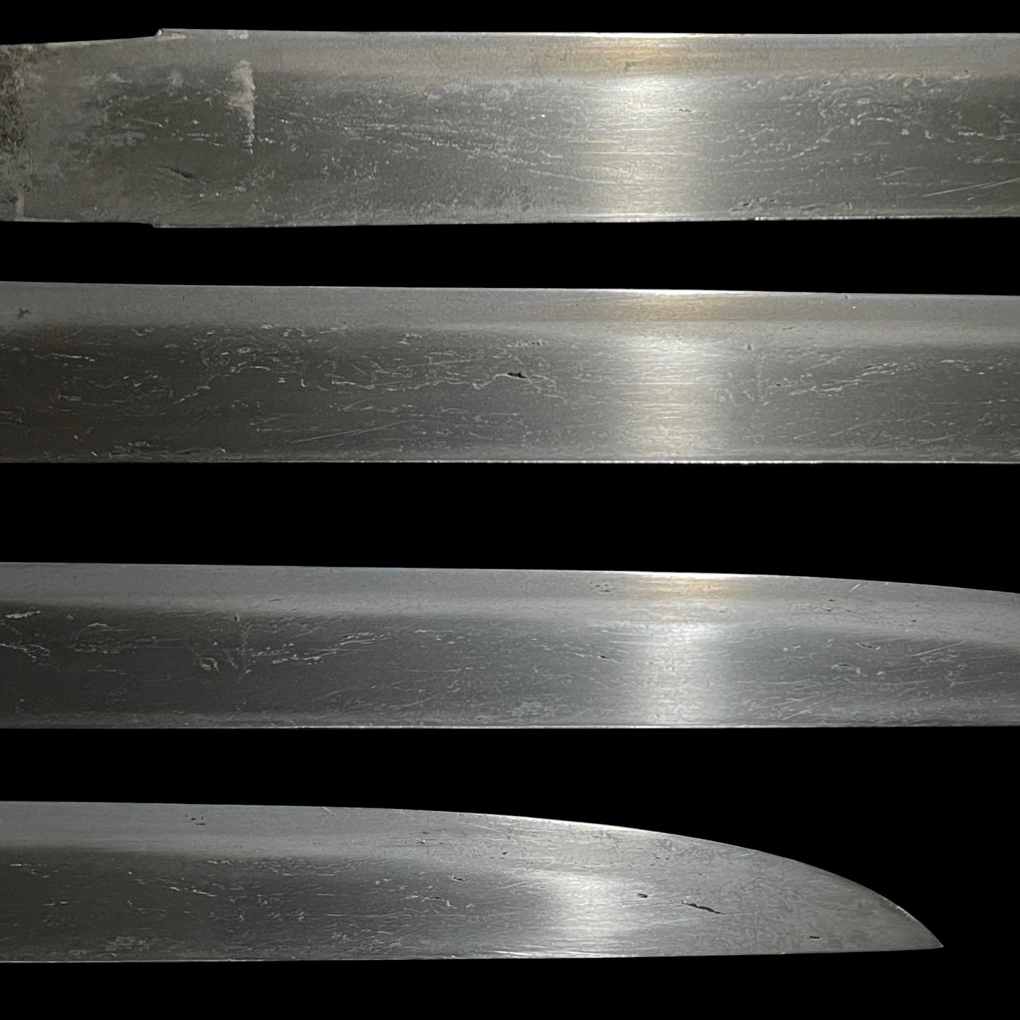 Yoroidoshi 鎧通し TANTO, Nobufusa 信房 signed, Thick Blade, Copper Fittings, Muromachi period