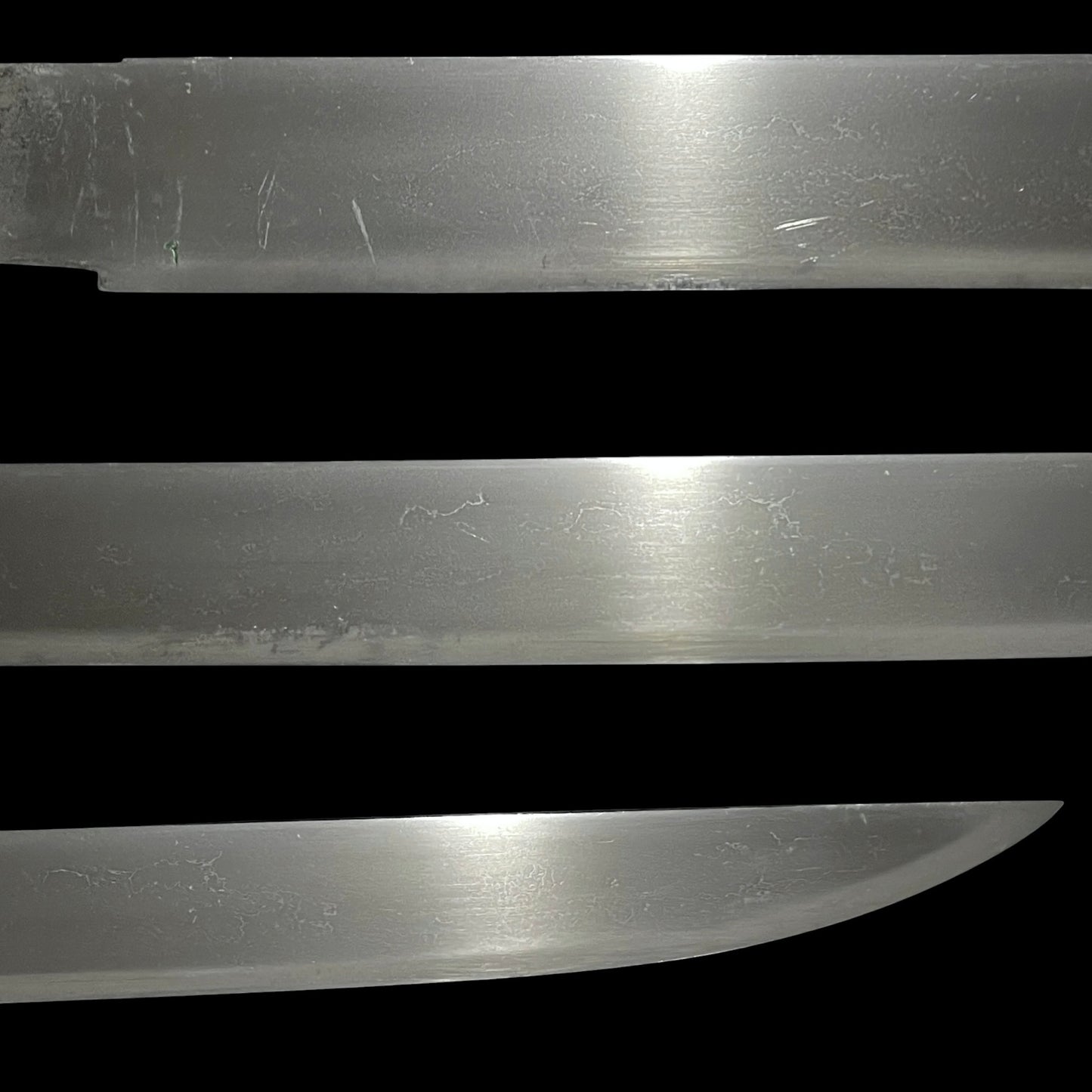 Sunnobi-Tanto 寸延短刀 with Kozuka, Dragonfly Tsuba, Ginkgo Menuki, Late Edo period mumei