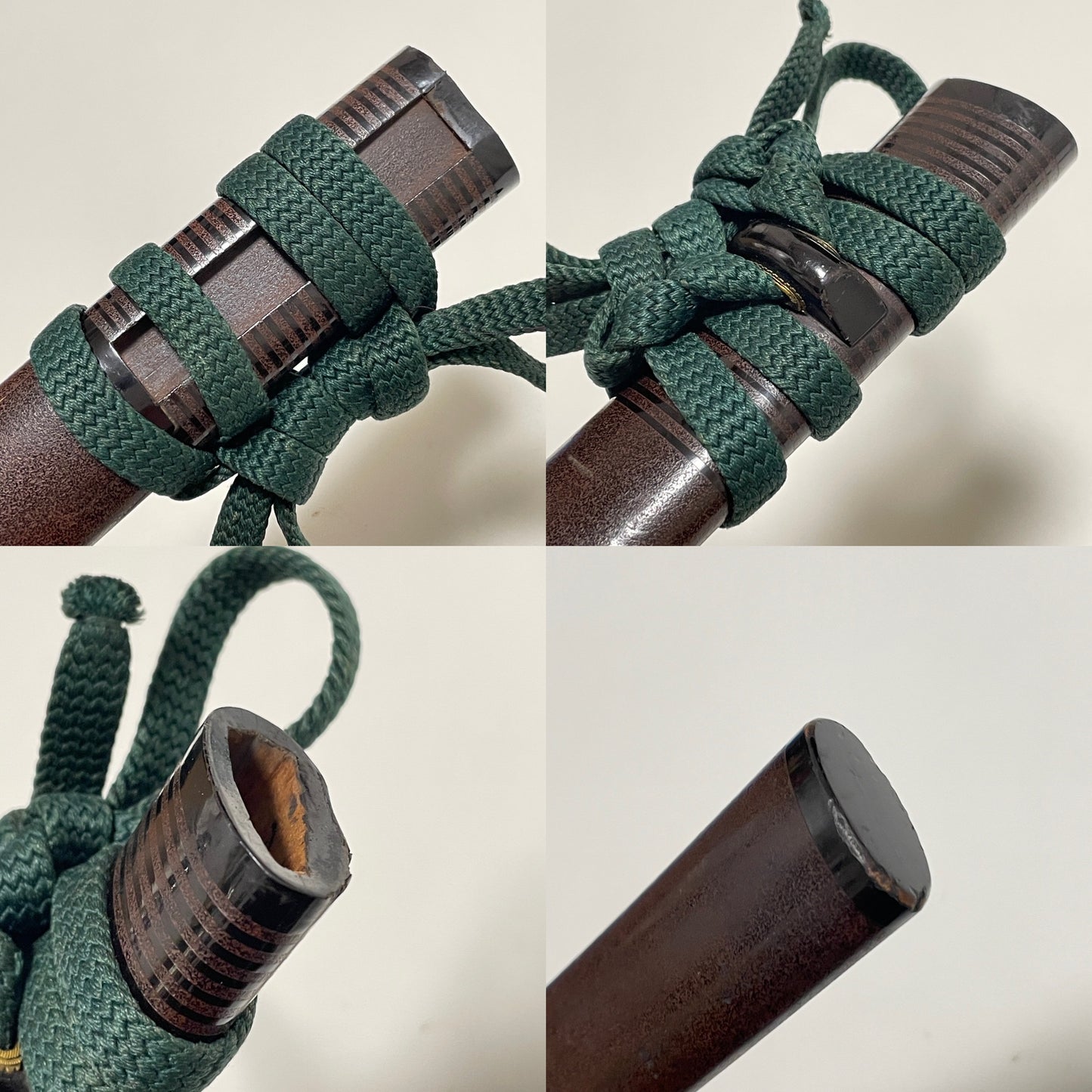 Tiger Menuki Wakizashi with Kozuka, Moon and Geese Fittings, Edo period mumei