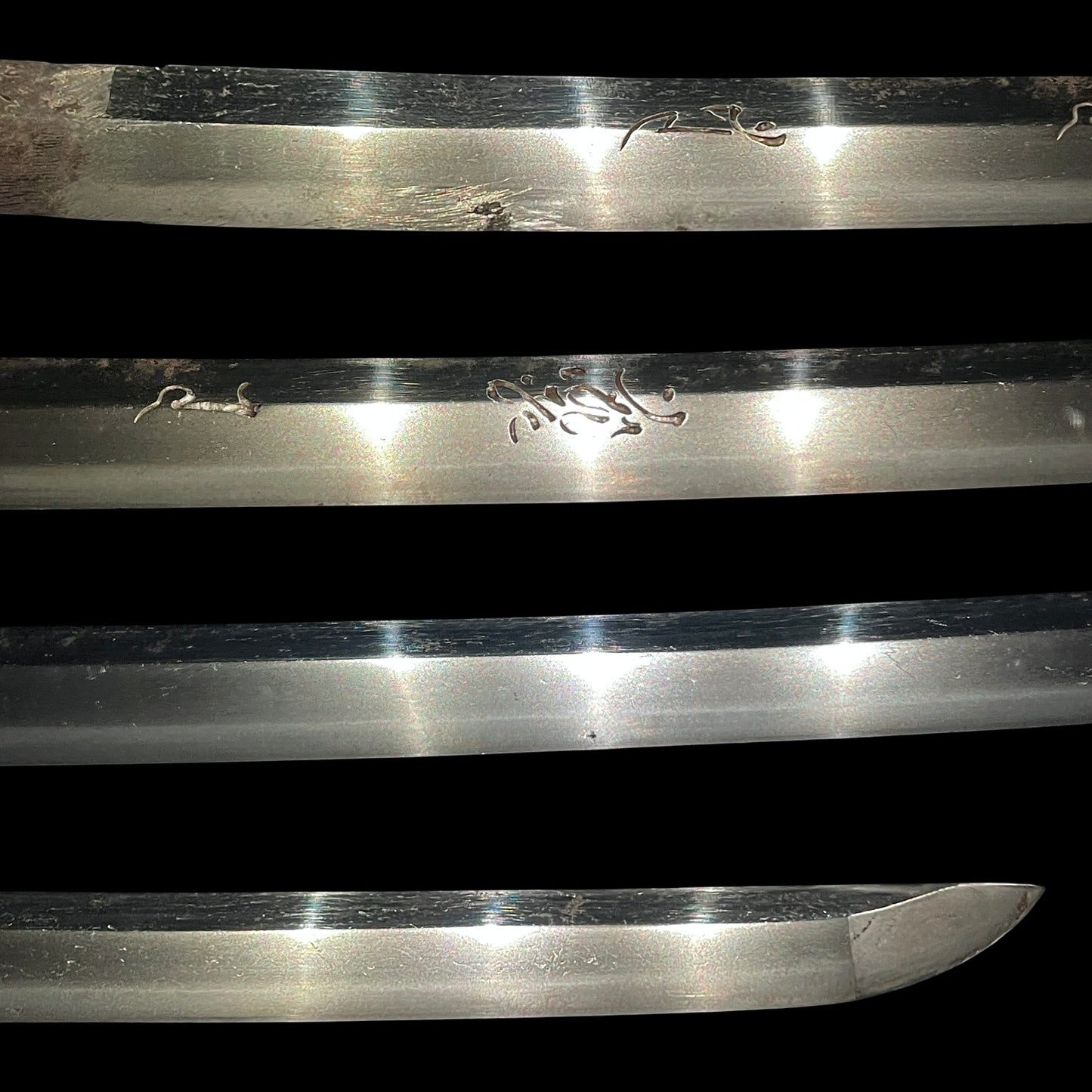Dragon HORIMONO 彫物 Wakizashi, Noboriryu 昇龍, Bonji 梵字, Edo period mumei