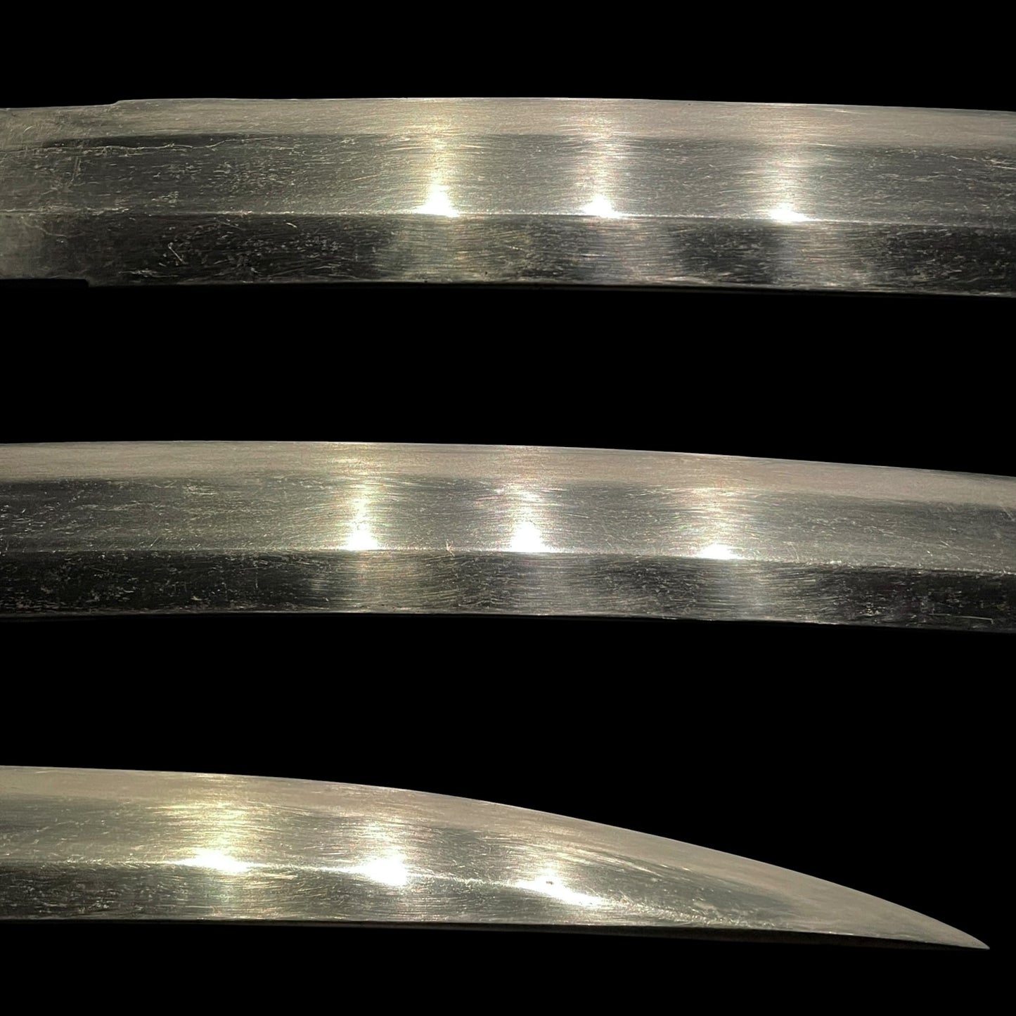 Naginata-Naoshi Style Wakizashi, Chikushuju Sa 筑州住左 signed, Kawamaki Tsuka