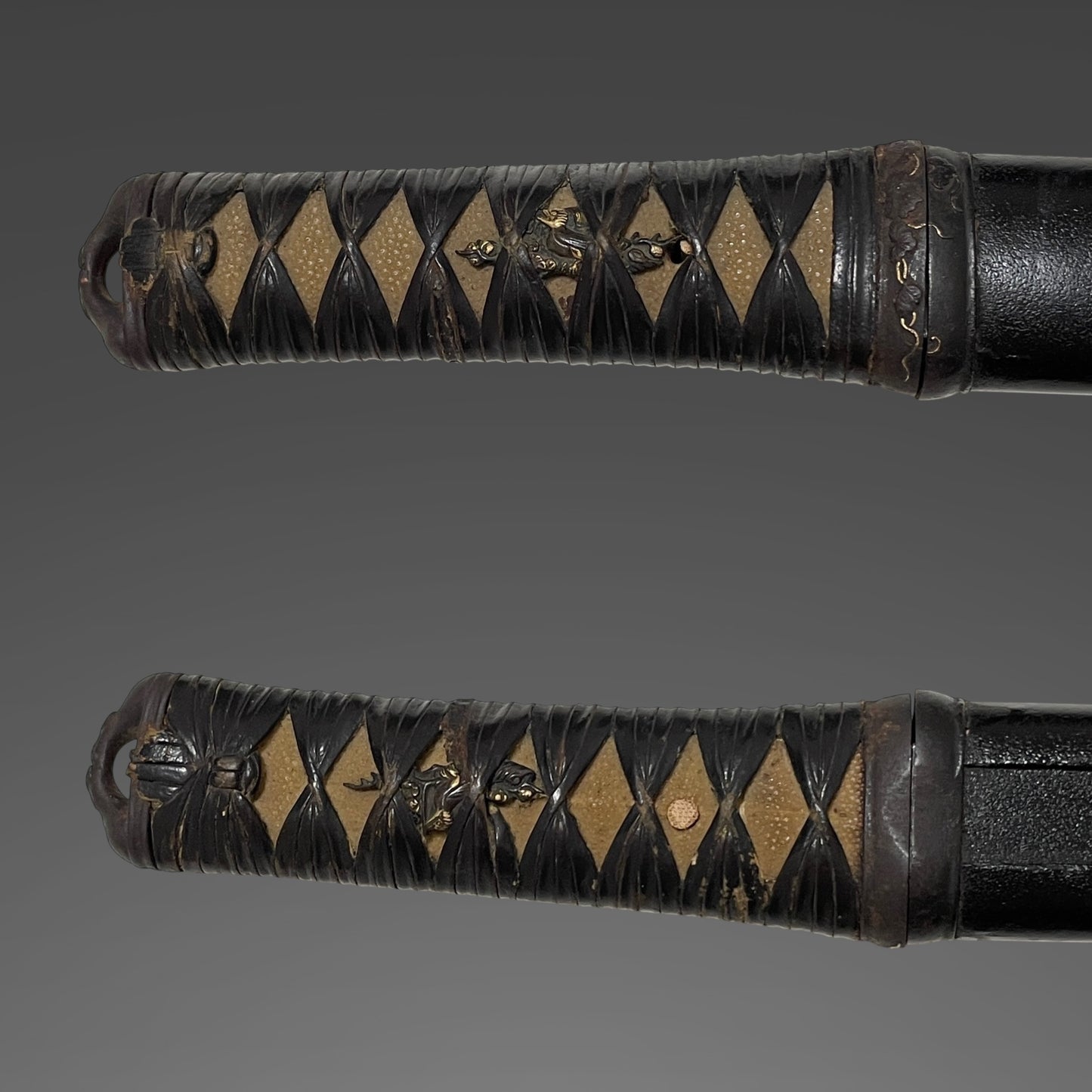 Aikuchi Koshirae 合口拵, Sunnobi-TANTO 寸延短刀, Iro Fittings, Edo period mumei