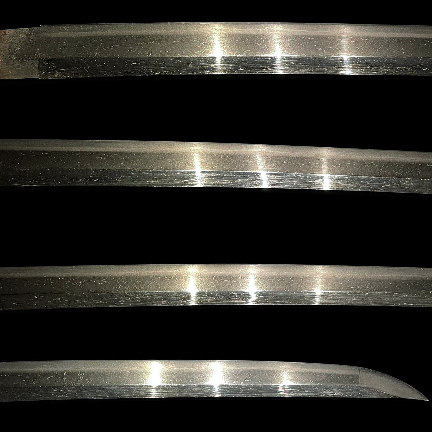 Long Wakizashi, Rare style Silver cover Habaki, Edo period mumei