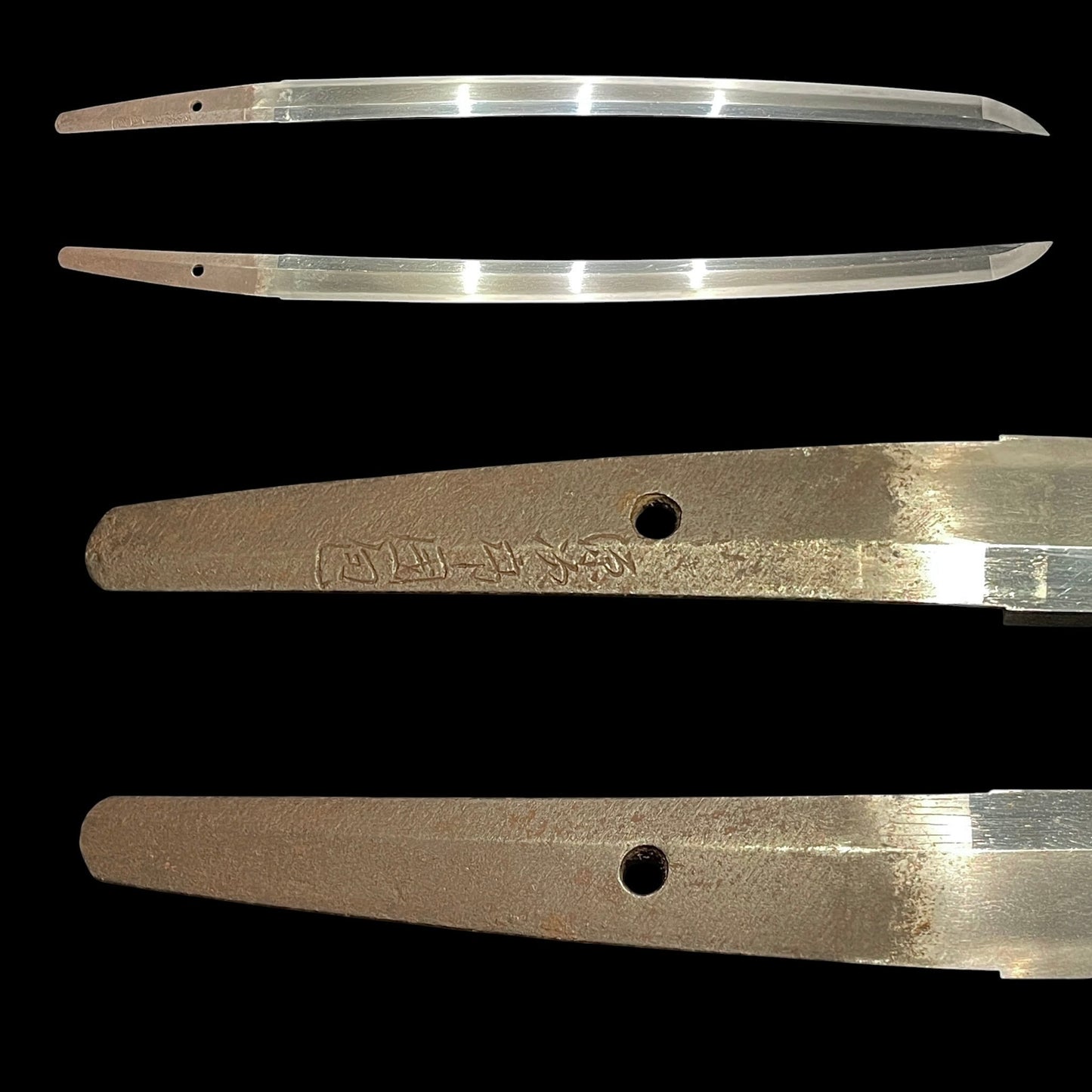 Masamehada 柾目肌 Wakizashi, Kunikane 國包 signed, Sayagaki 鞘書, Edo period