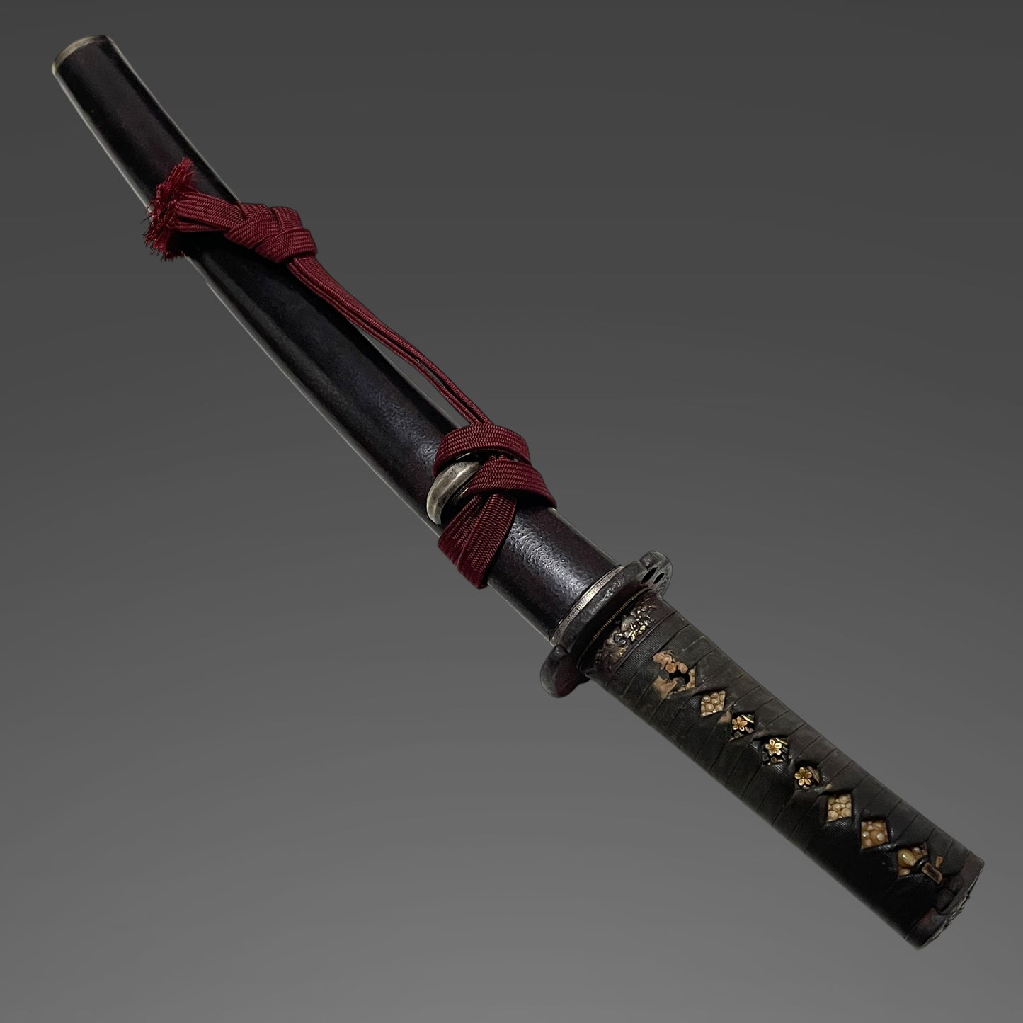 Yamatodaijo Fujiwara Masanori 大和大掾藤原正則 signed Wakizashi, Horse Kozuka, Edo period