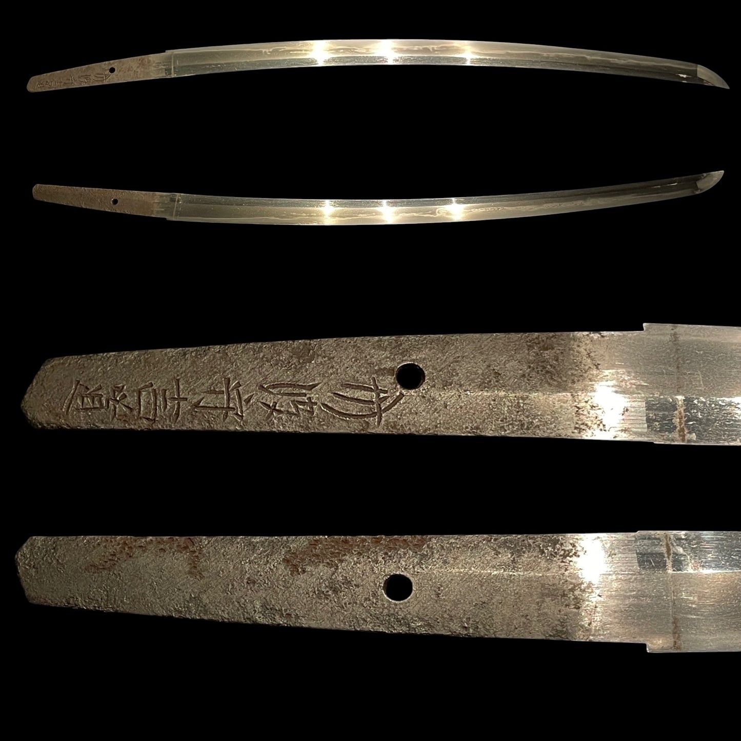 Tanbanokami Yoshimichi 丹波守吉道 signed Wakizashi, Kanzan Sensei Sayagaki 寒山先生鞘書, Early Edo