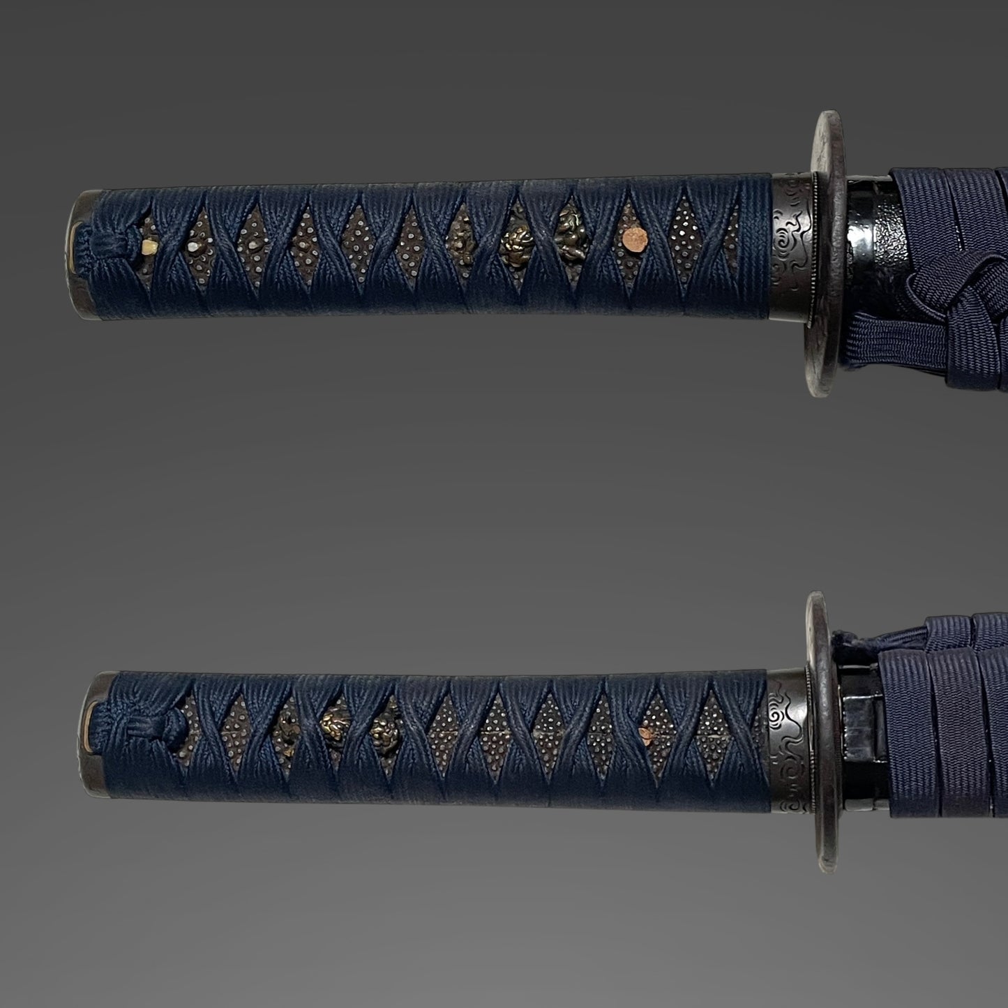 Amazing Hamon, Straight Ninja Style Wakizashi, Shinobigatana 忍刀, Edo period mumei