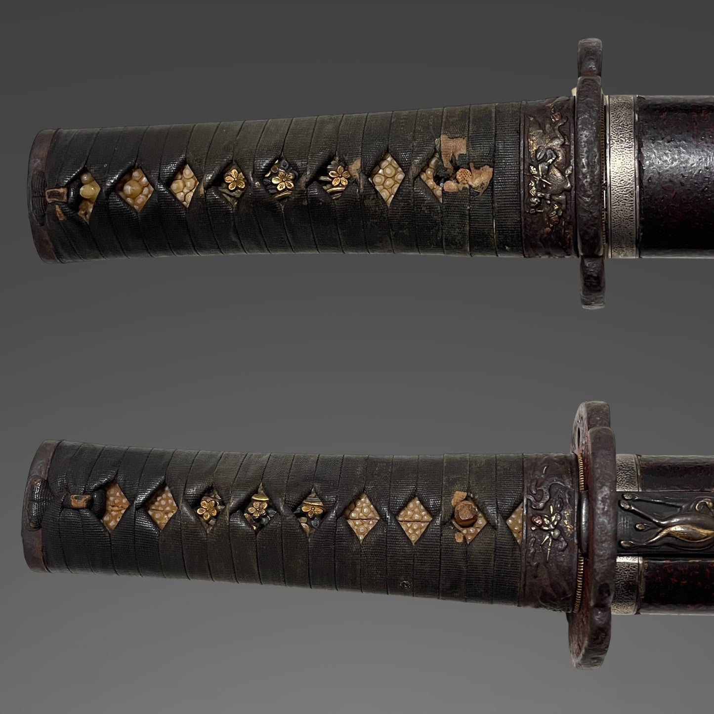 Yamatodaijo Fujiwara Masanori 大和大掾藤原正則 signed Wakizashi, Horse Kozuka, Edo period