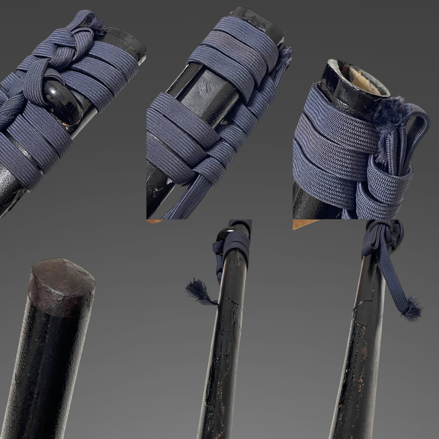 Amazing Hamon, Straight Ninja Style Wakizashi, Shinobigatana 忍刀, Edo period mumei