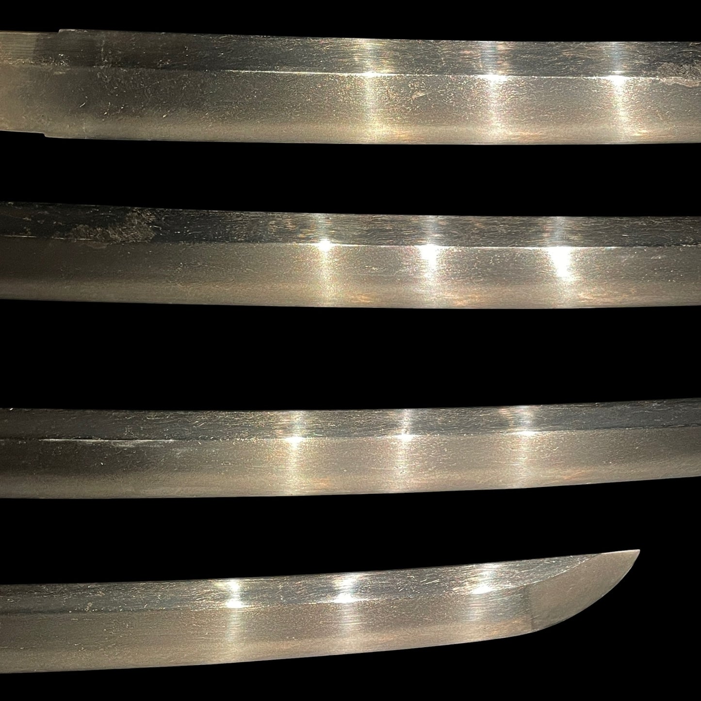 Tanbanokami Fujiwara Terukado 丹波守藤原照門 signed Wakizashi, Pine needles Fuchikashira