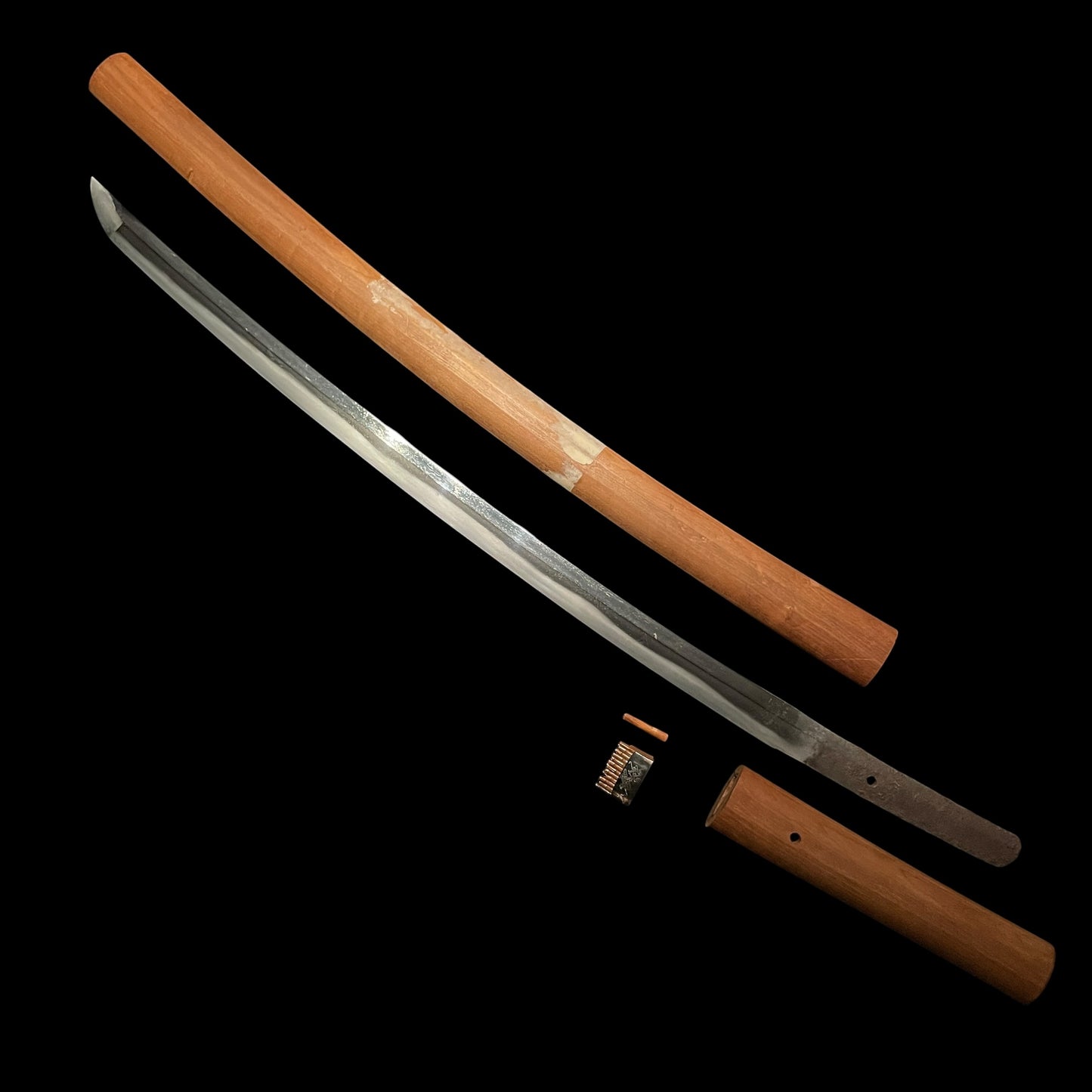 Sukemune 助宗 signed Long Wakizashi, Amazing Habaki, Edo period, NBTHK Certificate