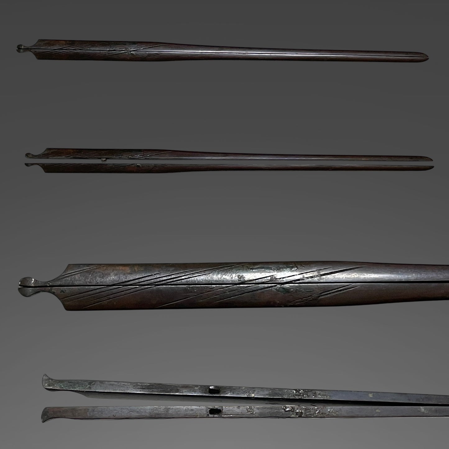 Sue-Seki 末関,  Hirazukuri Wakizashi, 平造脇差, with Kozuka kogai, Muromachi period