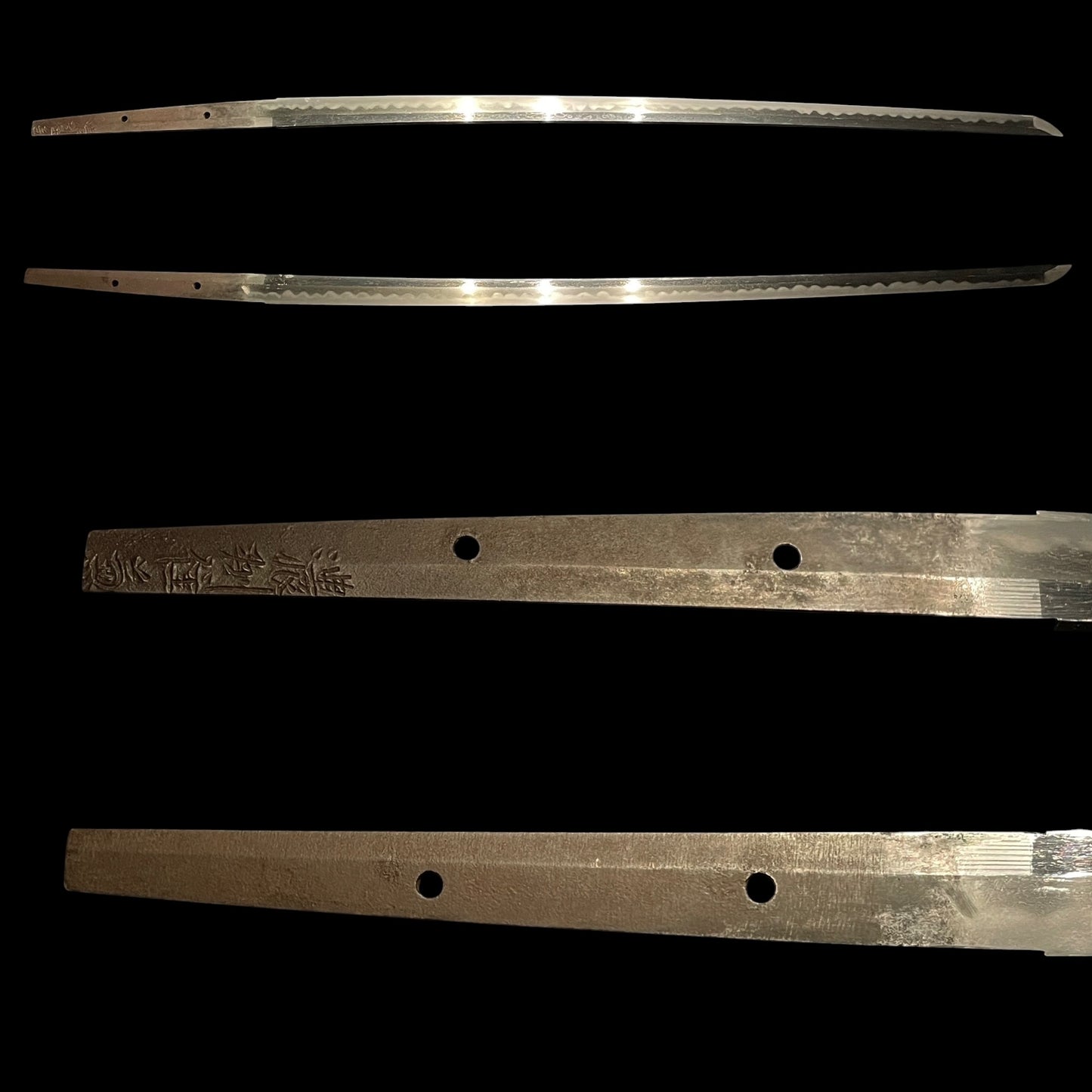 Noshuju Kane 濃州住兼 signed Long KATANA, Fuemakisaya 笛巻鞘, Straight blade, Early Edo period