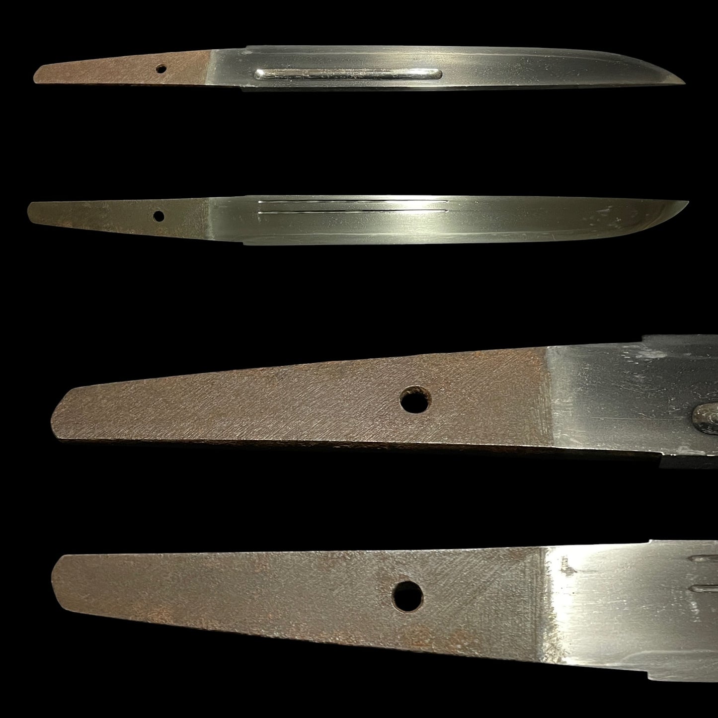 Red TANTO with Kozuka, Iron Fittings, Late Edo period mumei, Bakumatsu era