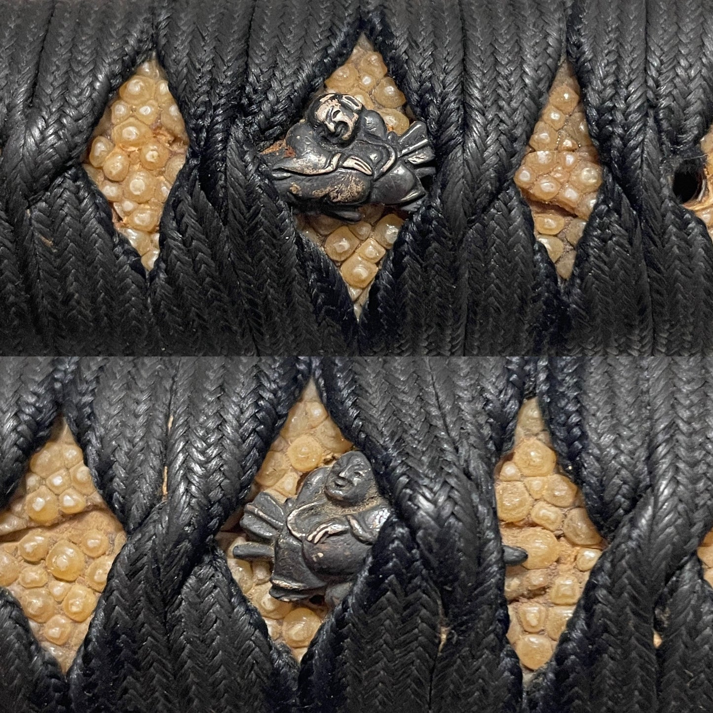 Hishuju Hironaga 肥州住廣長 signed Wakizashi, Ishimochiishi Saya 石首魚石鞘, Edo period