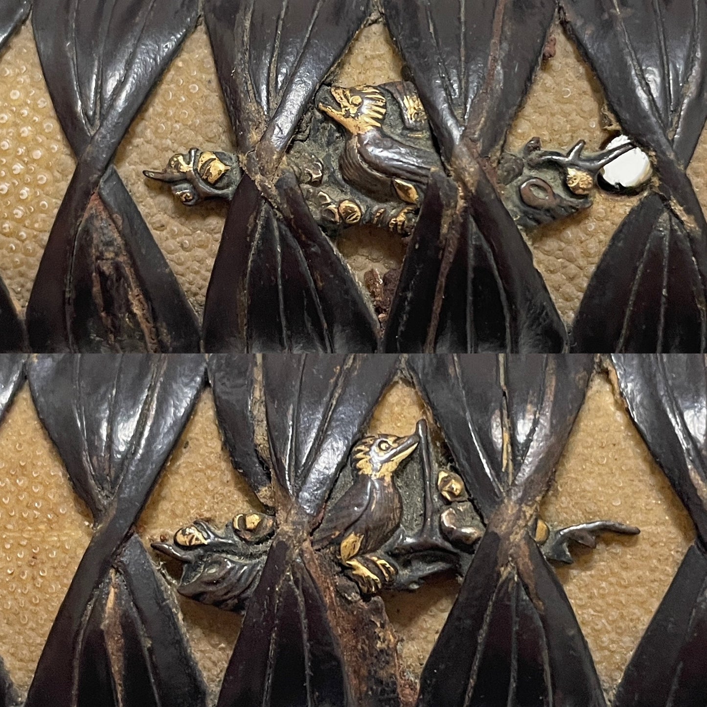 Aikuchi Koshirae 合口拵, Sunnobi-TANTO 寸延短刀, Iro Fittings, Edo period mumei
