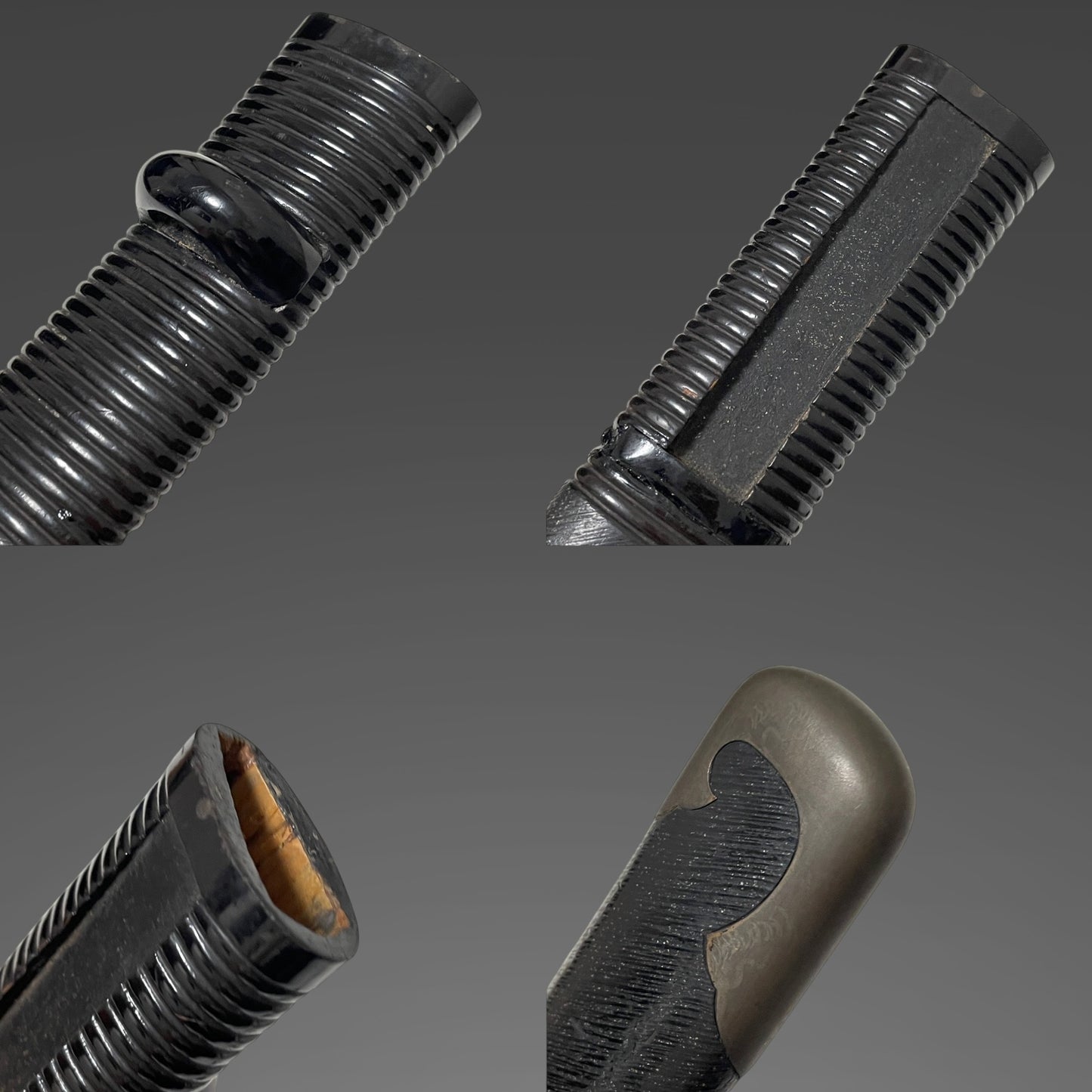 Unokubi-Zukuri 鵜首造, Koshikizami-Saya 腰刻鞘 TANTO, Thick Blade, with Dragon Kozuka