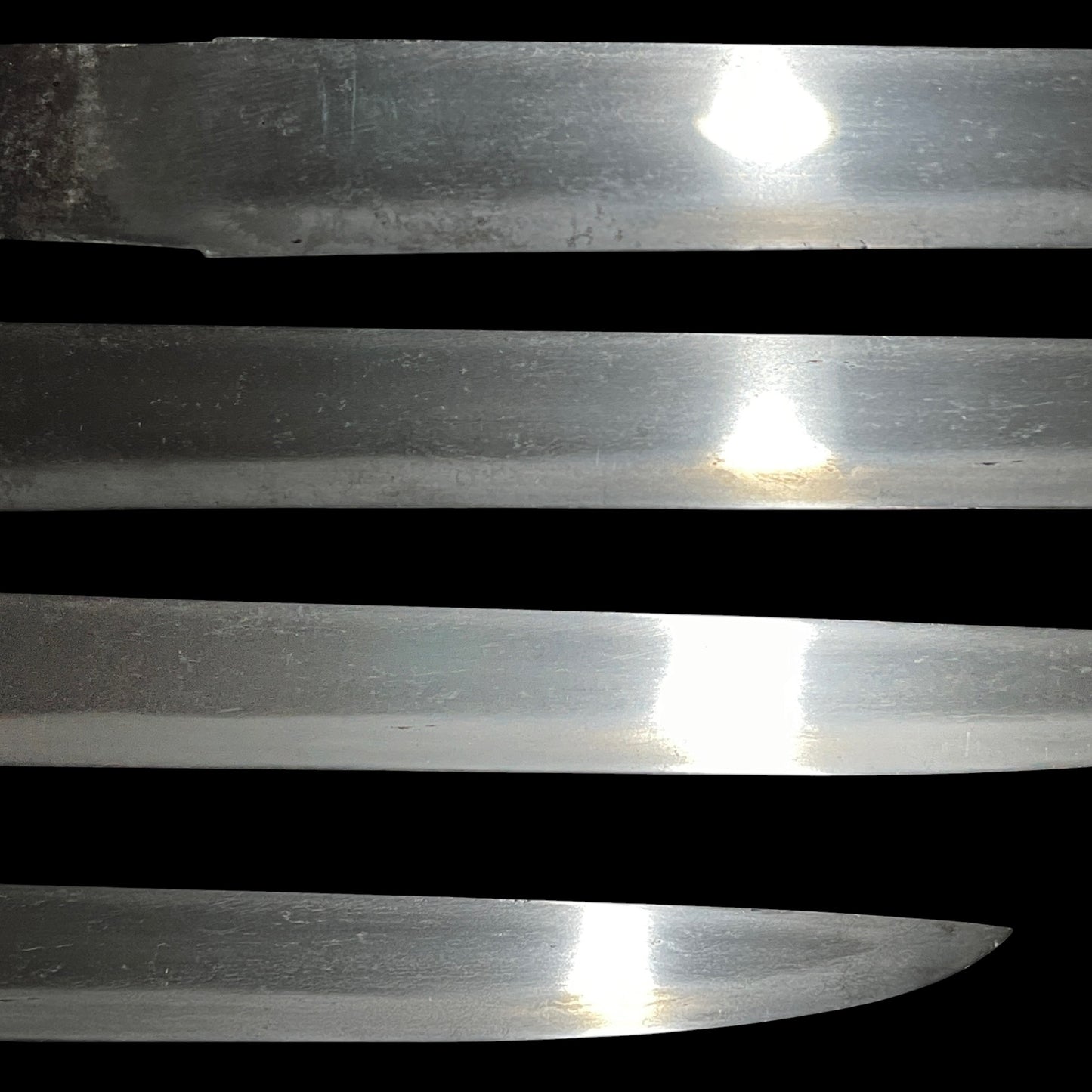 Yoroidoshi 鎧通し TANTO, Nobufusa 信房 signed, Thick Blade, Copper Fittings, Muromachi period
