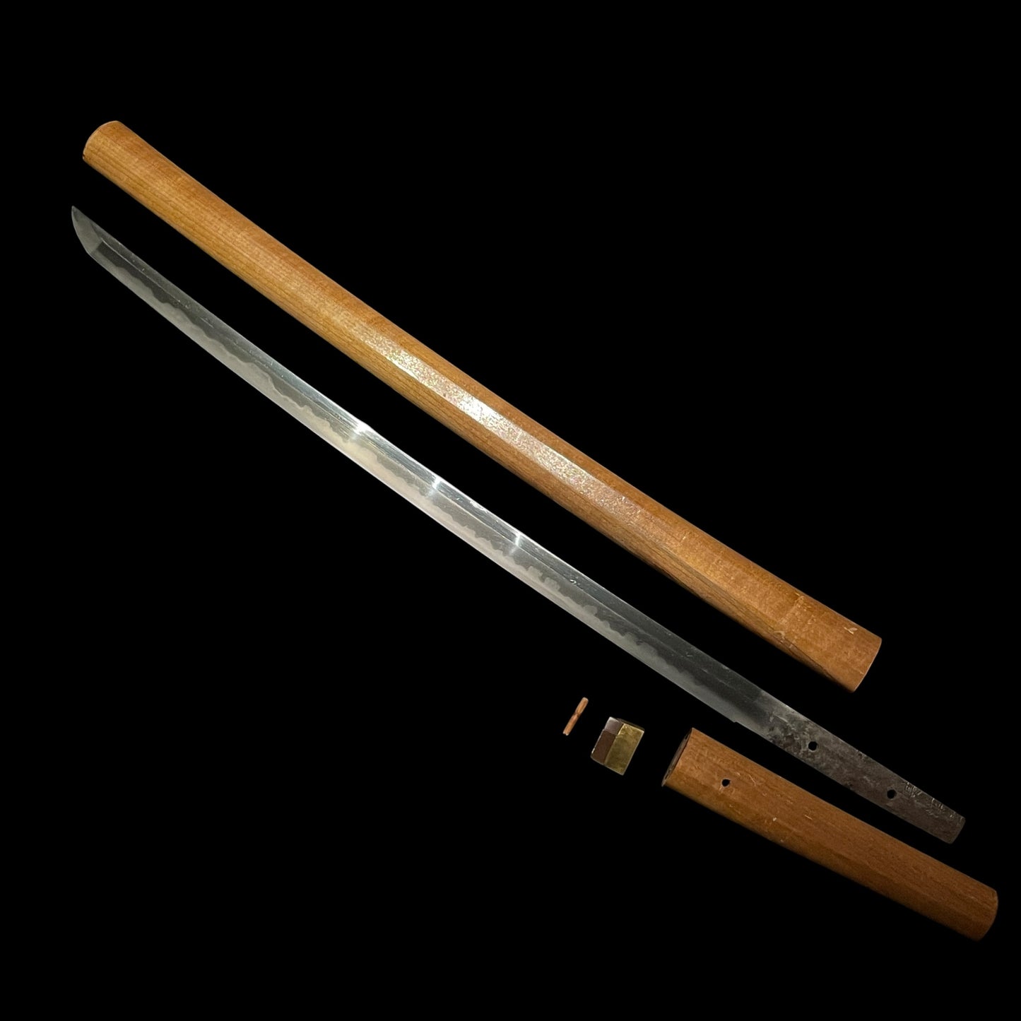 Settsuju Yasunaga 摂津住康永 Long Wakizashi, Edo period, NBTHK Certificate