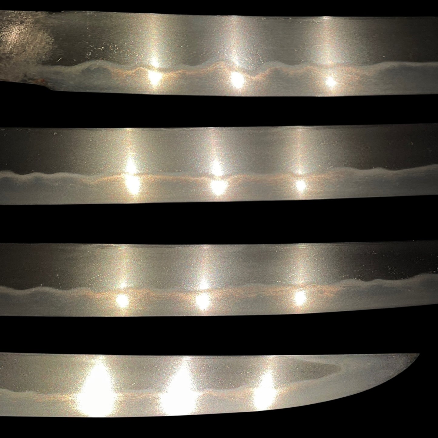 Sunnnobi-TANTO 寸延短刀, Puppy Tsuba and Tiger Kozuka, Late Edo period mumei