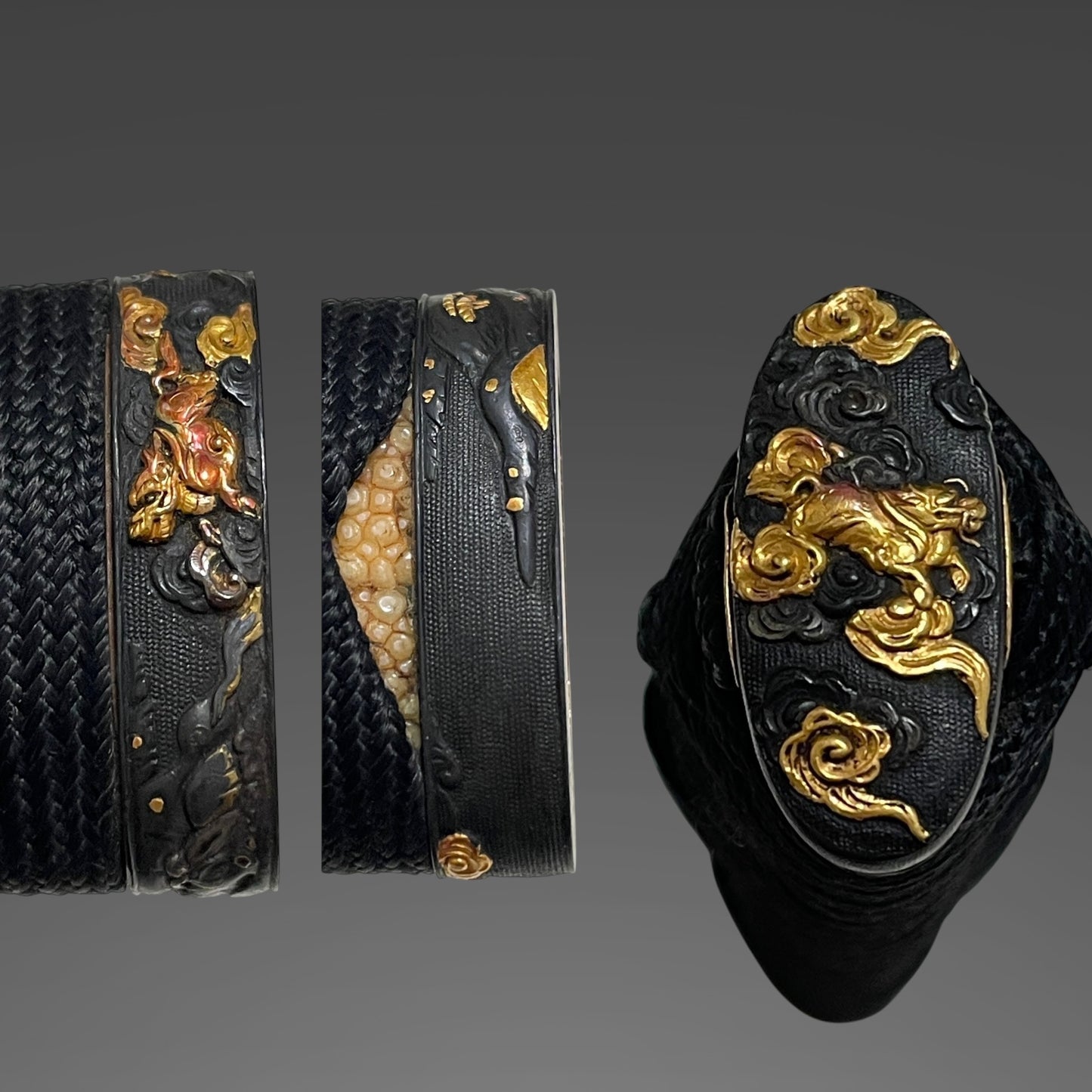 Nagamaki Naoshi Style Wakizashi, Signed Shibuichi Tsuba, Muromachi period mumei