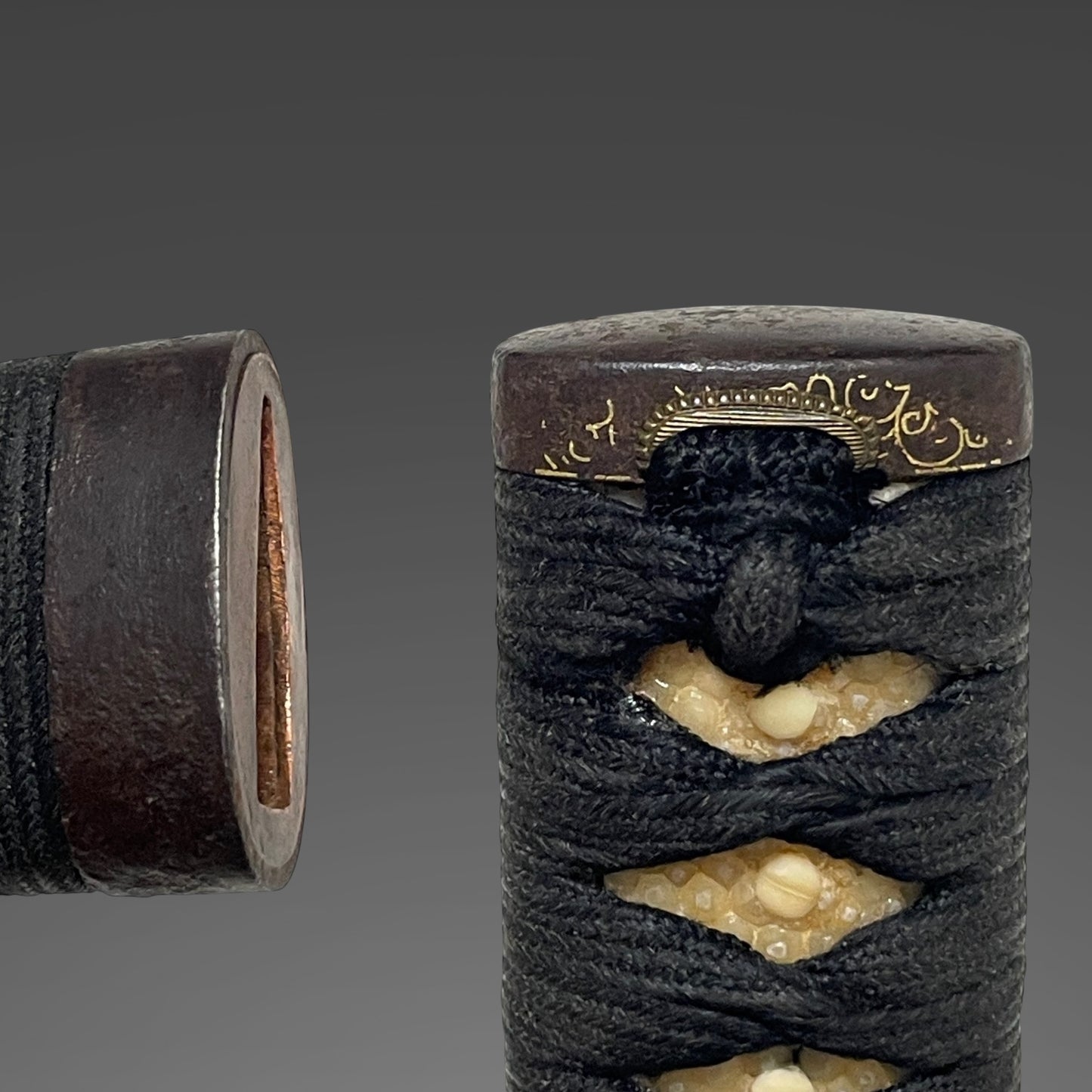 Toppei Koshirae 突兵拵 Long Wakizashi, Mantis Tsuba 蟷螂鍔,  Bishuju Morimitsu 備州住守光 signed