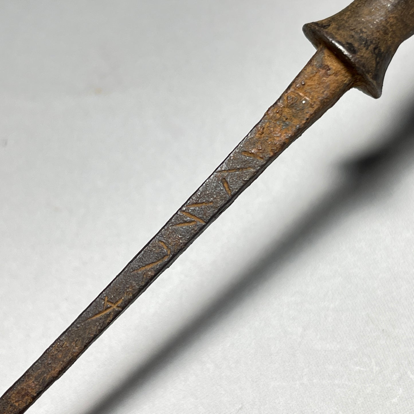 YAJIRI x 17 鏃 Samurai Arrowhead, Edo period, Iron back